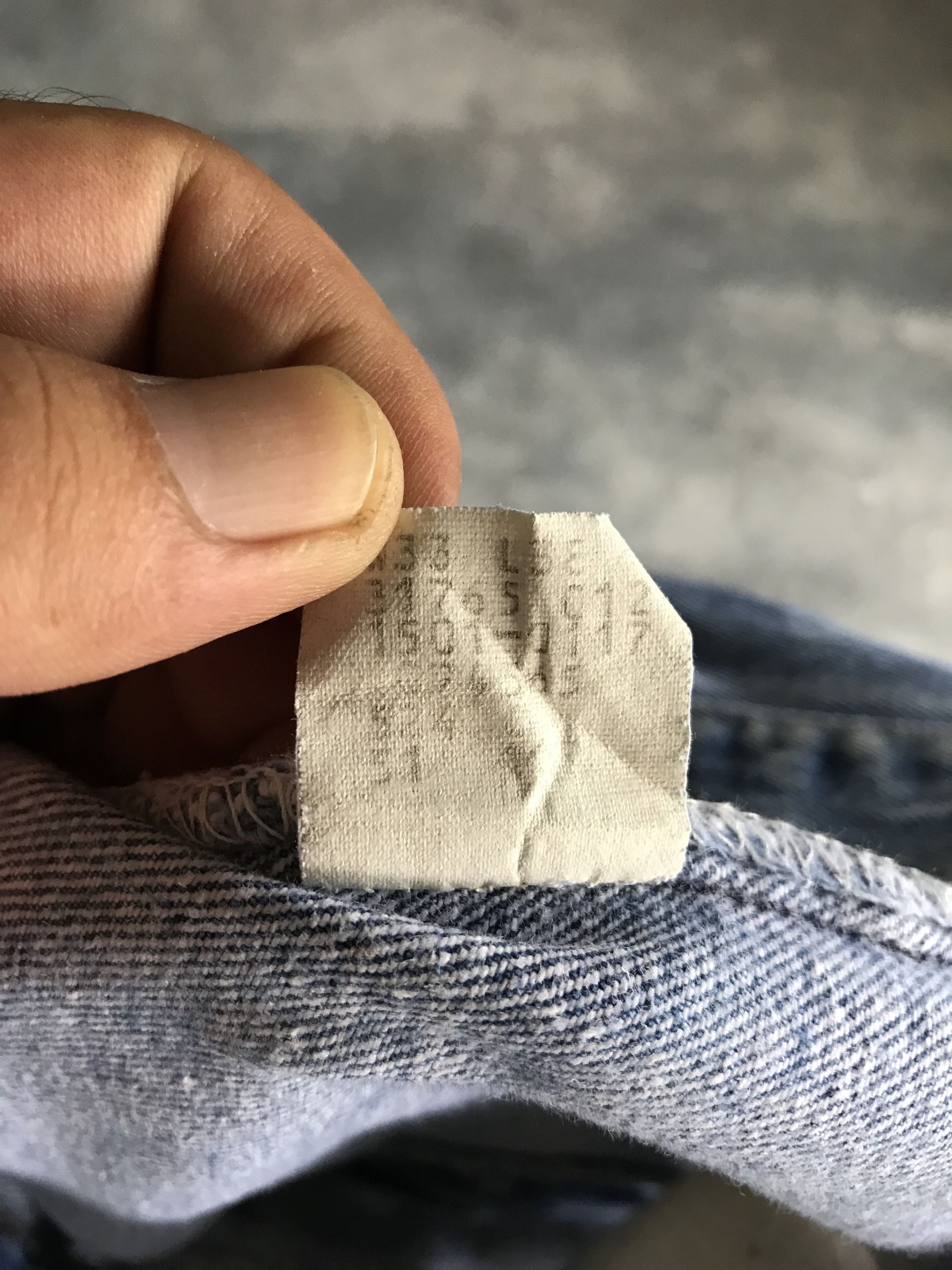 Levi's VLEV14 - Vintage 80s Levis 501 Denim Size US 31 - 16 Thumbnail