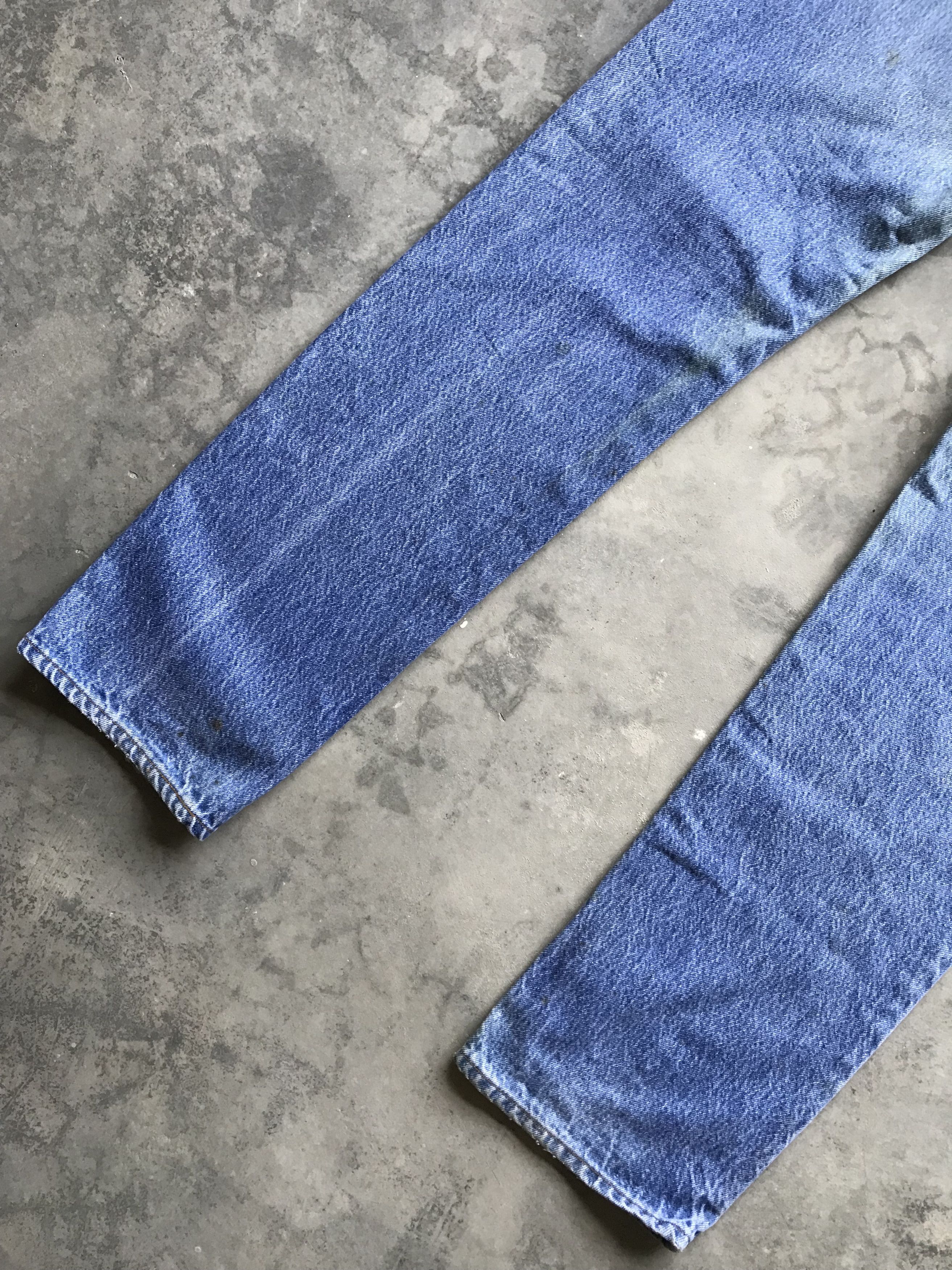 Levi's VLEV14 - Vintage 80s Levis 501 Denim Size US 31 - 12 Thumbnail