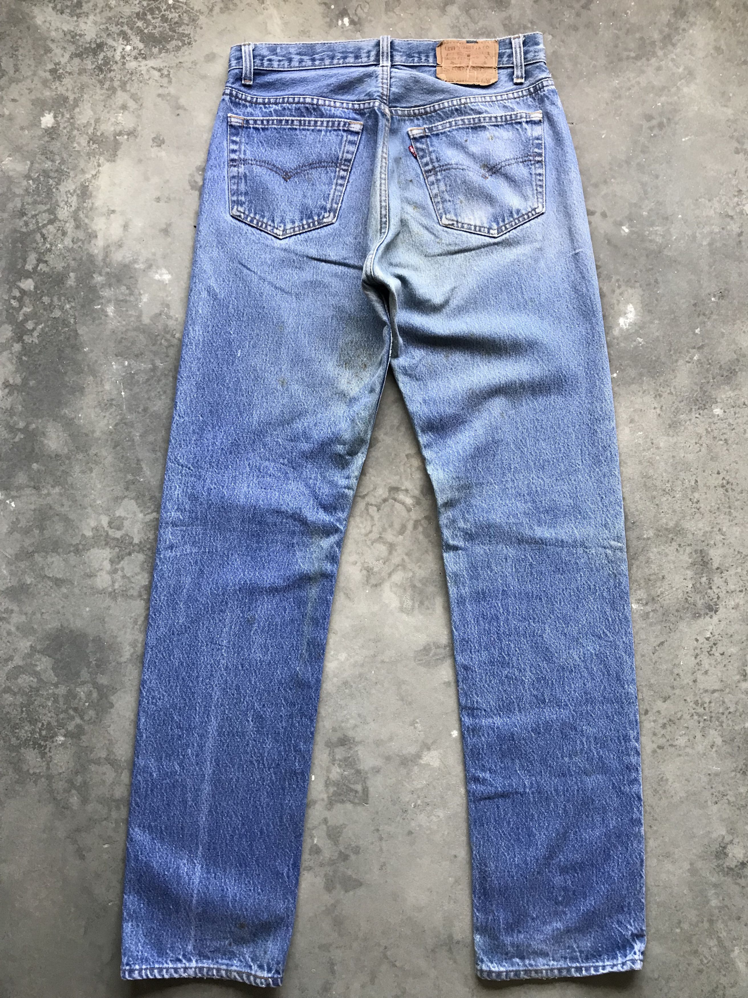 Levi's VLEV14 - Vintage 80s Levis 501 Denim Size US 31 - 2 Thumbnail