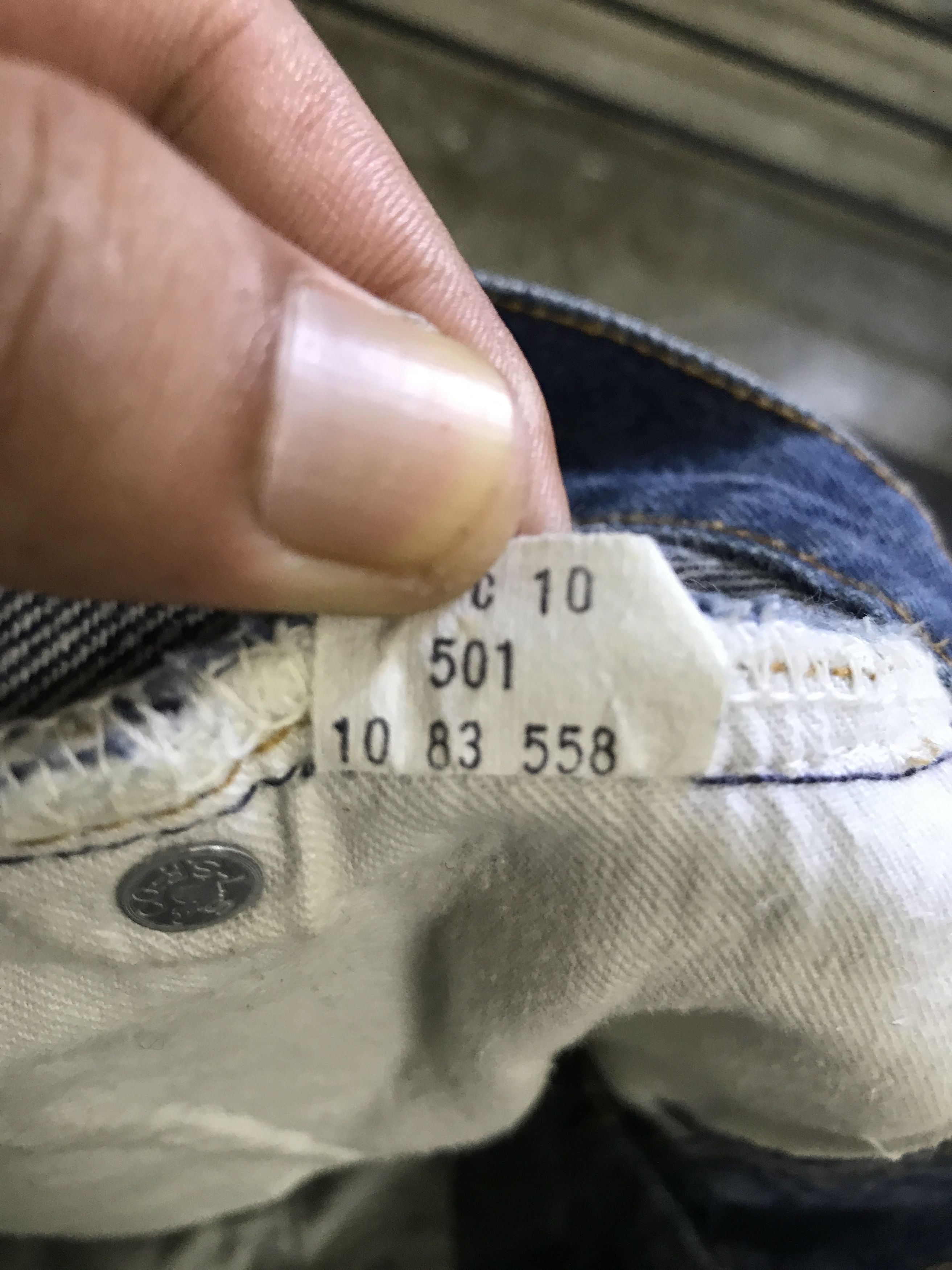 Levi's VLEV92-Vintage 80s Levis 501 Blue Wash Jeans Size US 31 - 15 Thumbnail