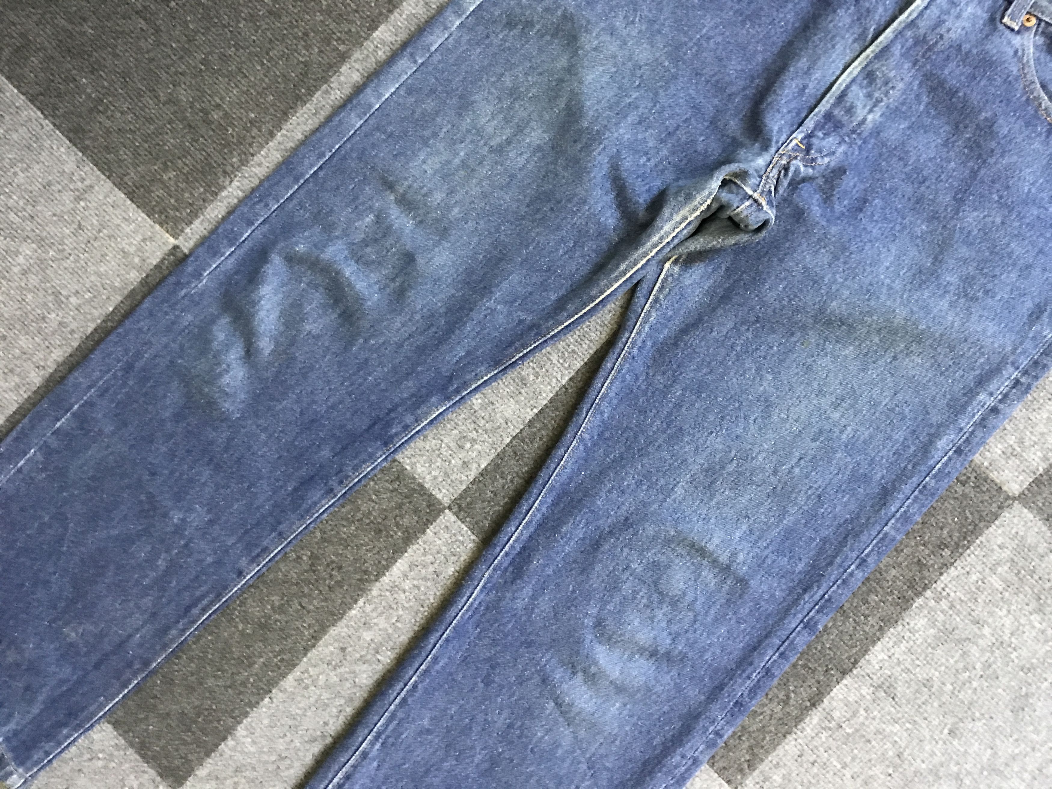 Levi's VLEV92-Vintage 80s Levis 501 Blue Wash Jeans Size US 31 - 3 Thumbnail