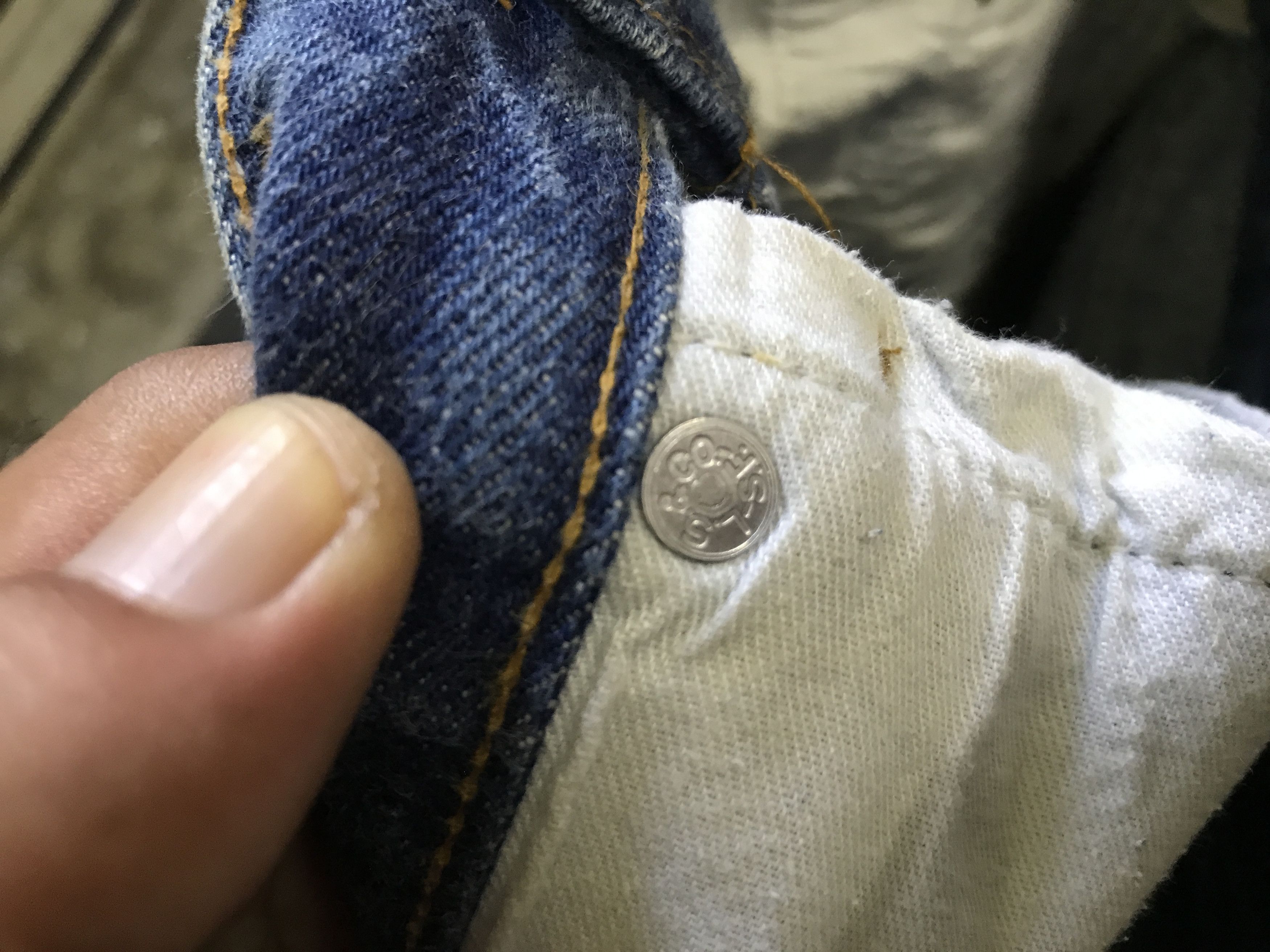 Levi's VLEV92-Vintage 80s Levis 501 Blue Wash Jeans Size US 31 - 16 Thumbnail