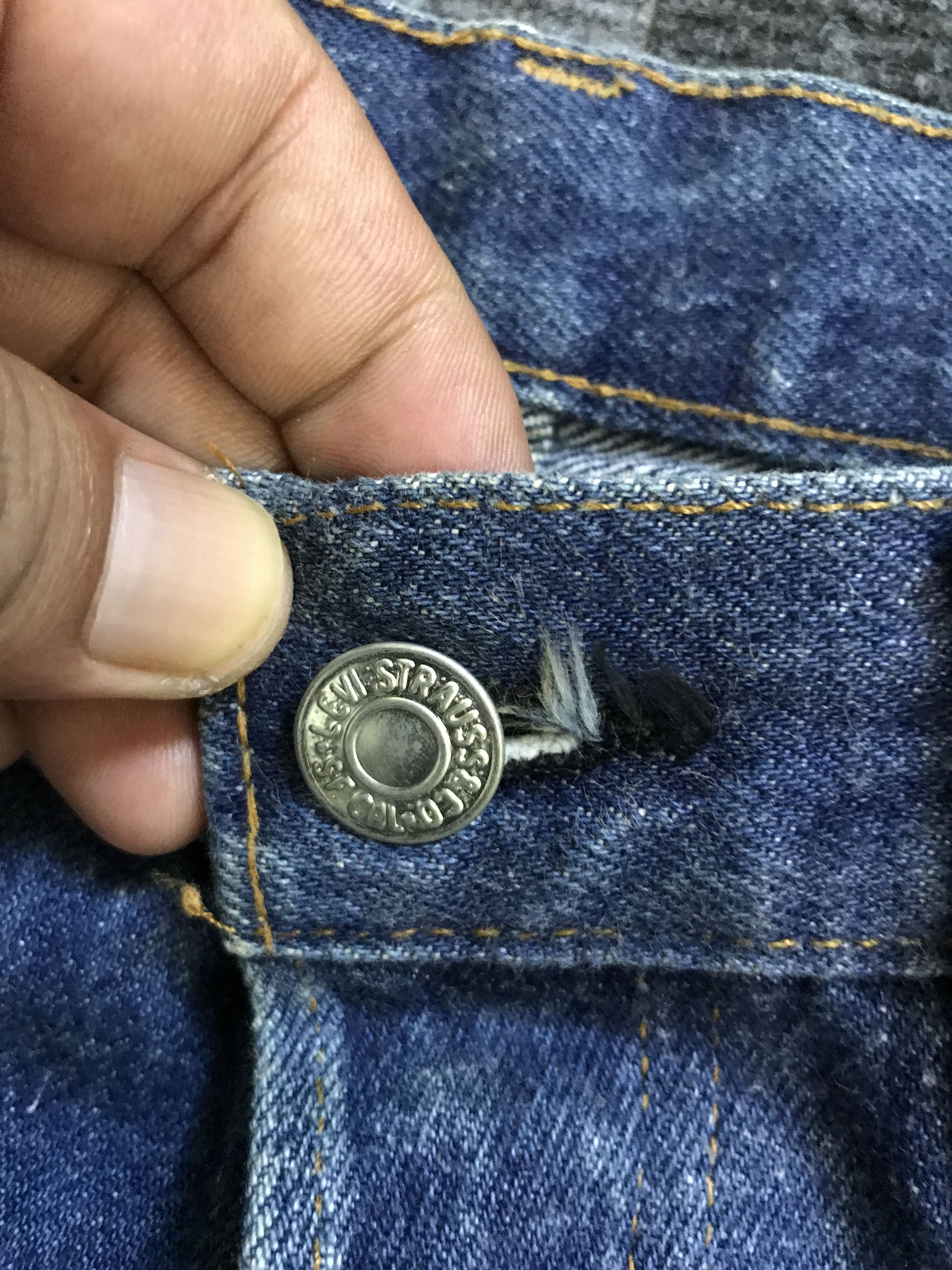 Levi's VLEV92-Vintage 80s Levis 501 Blue Wash Jeans Size US 31 - 6 Thumbnail