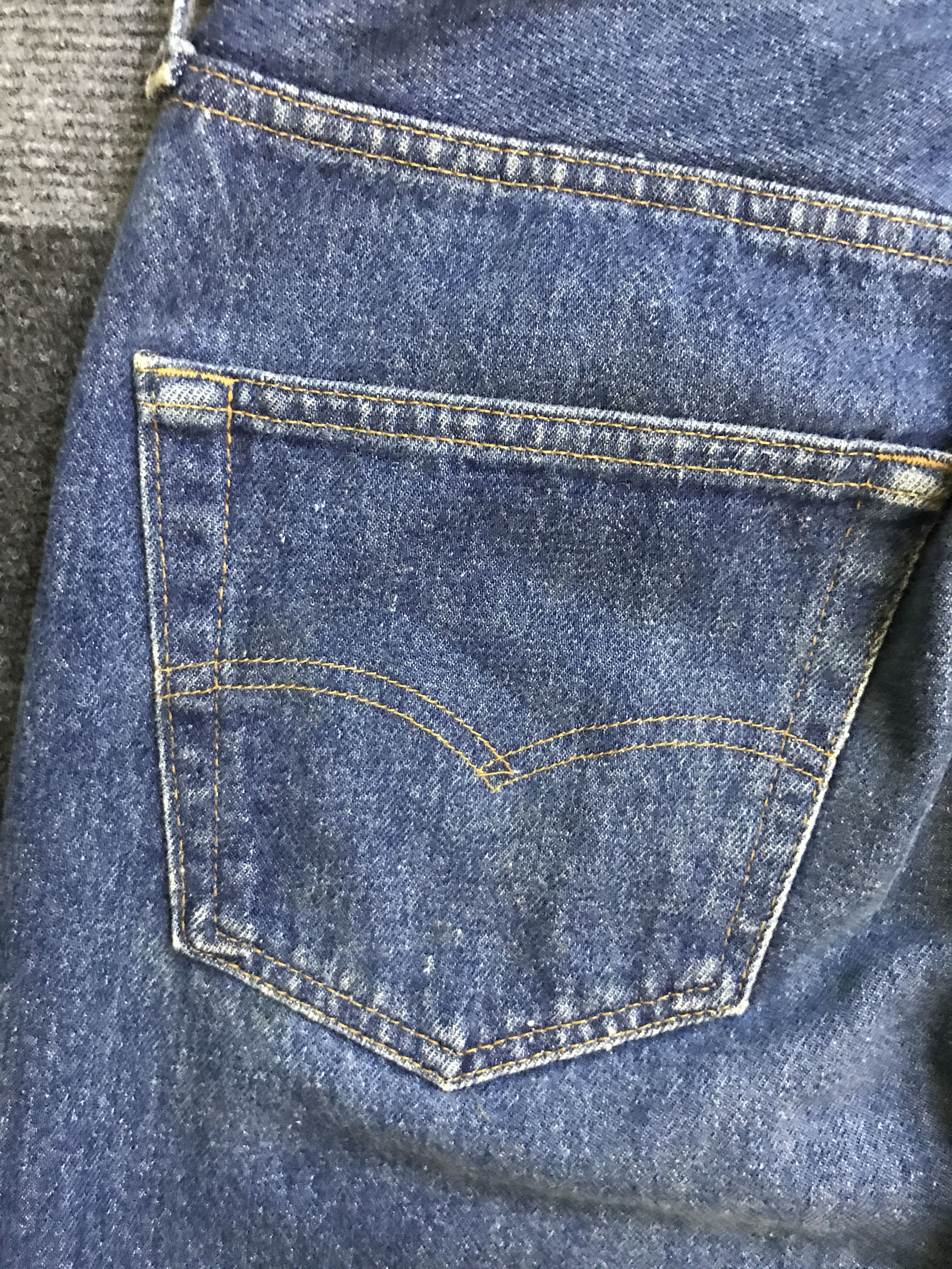 Levi's VLEV92-Vintage 80s Levis 501 Blue Wash Jeans Size US 31 - 13 Thumbnail