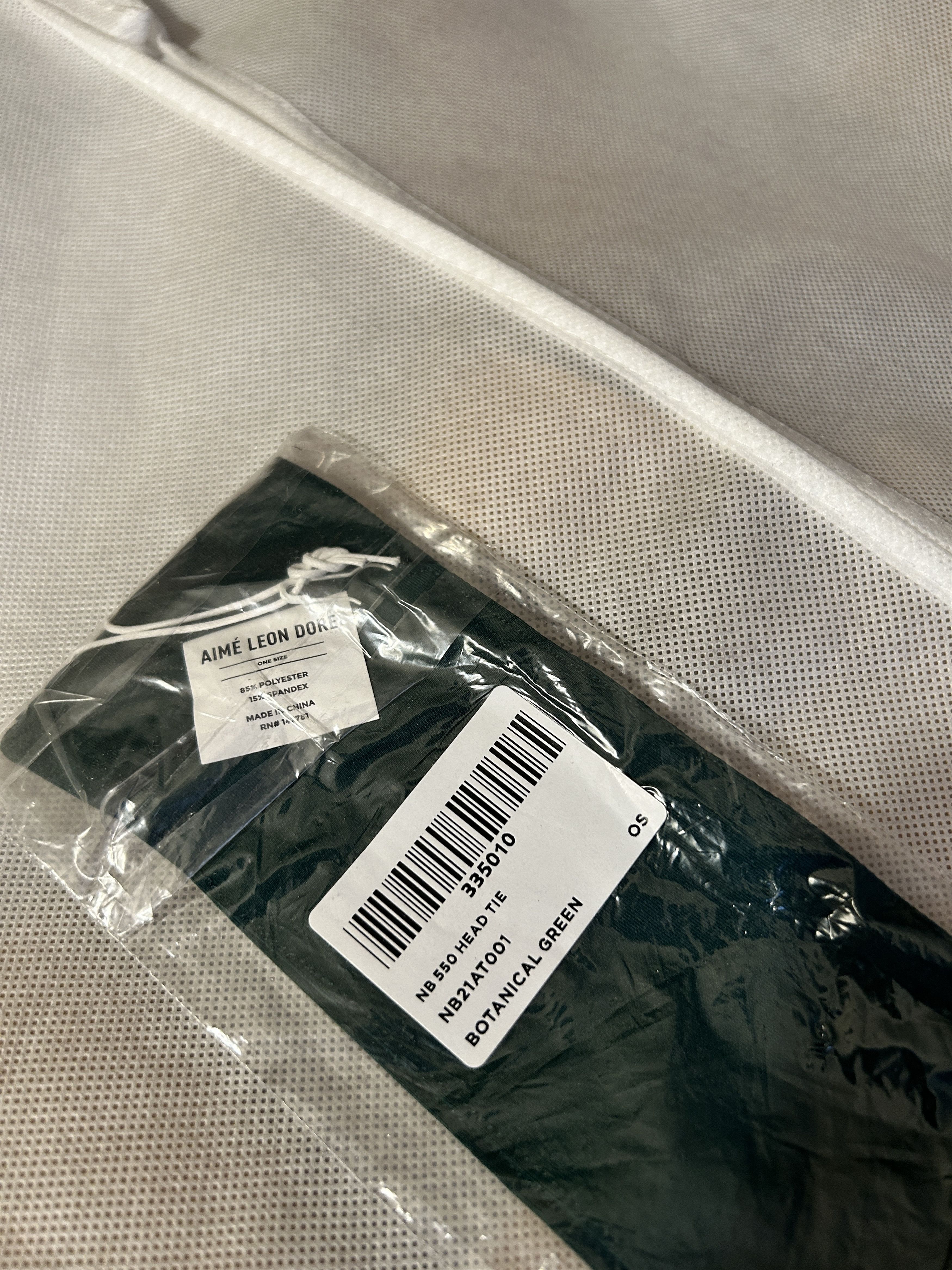 Aime Leon Dore × New Balance ALD / New Balance Head Tie green silkscreen Basketball Size ONE SIZE - 4 Thumbnail