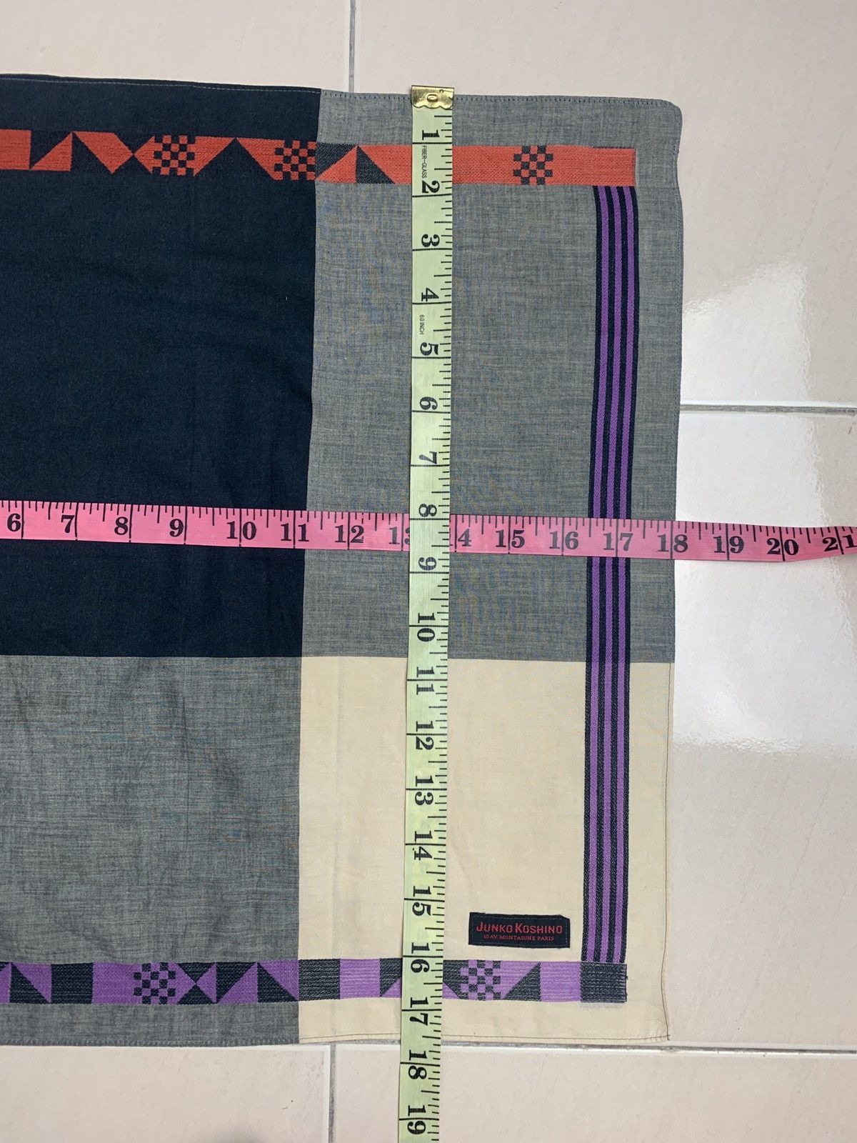 Mr. Junko Junko Koshino Handkerchief Pocketsquares Size ONE SIZE - 8 Thumbnail