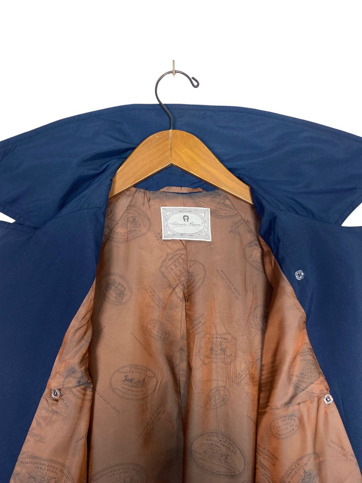 Etienne Aigner Rare‼️ Vintage Etienne Aigner Trench Coat Made West Germany Size L / US 10 / IT 46 - 5 Thumbnail