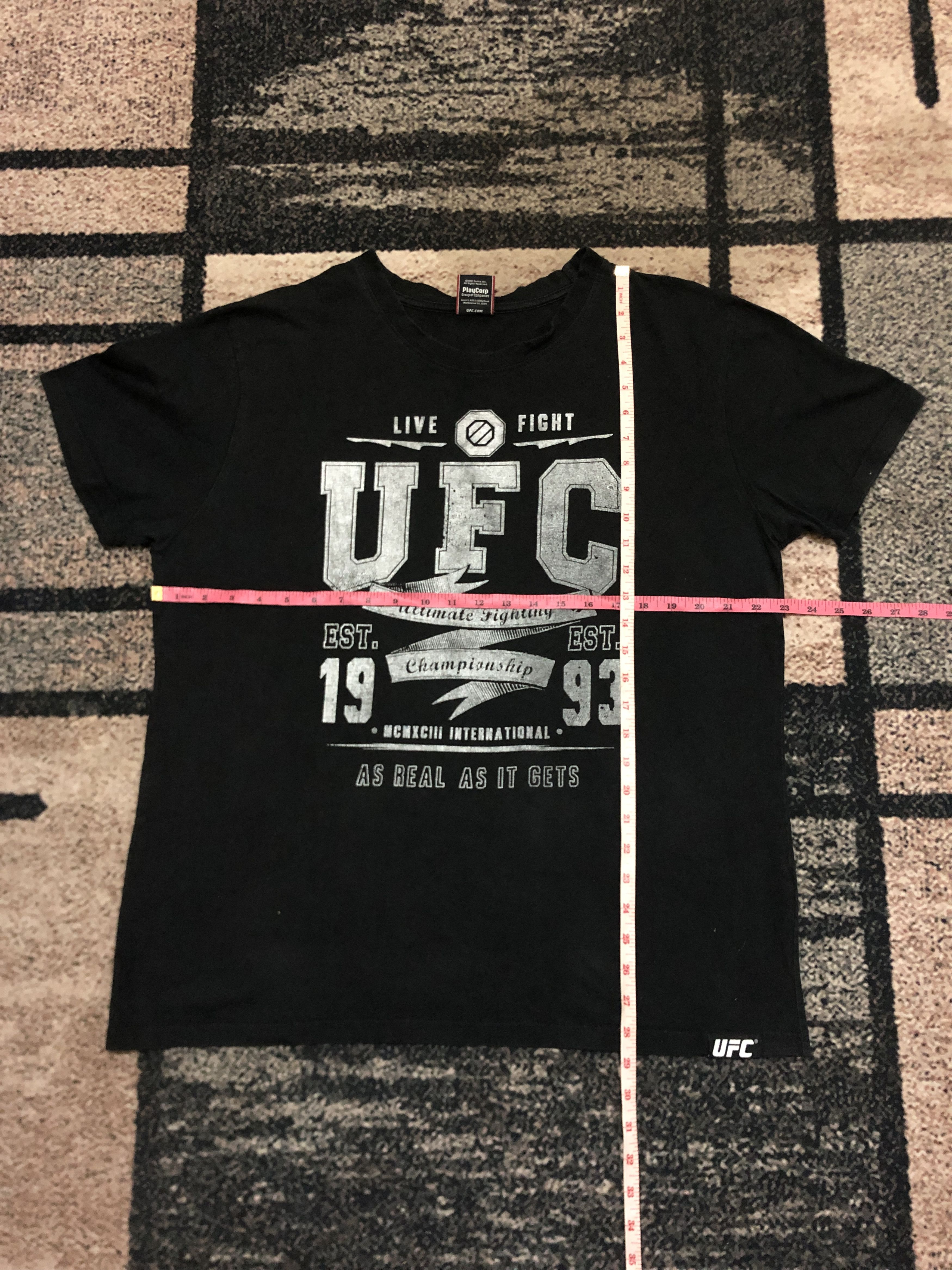 トム UFC jersey mens-ufc-fusion-by-venum-black