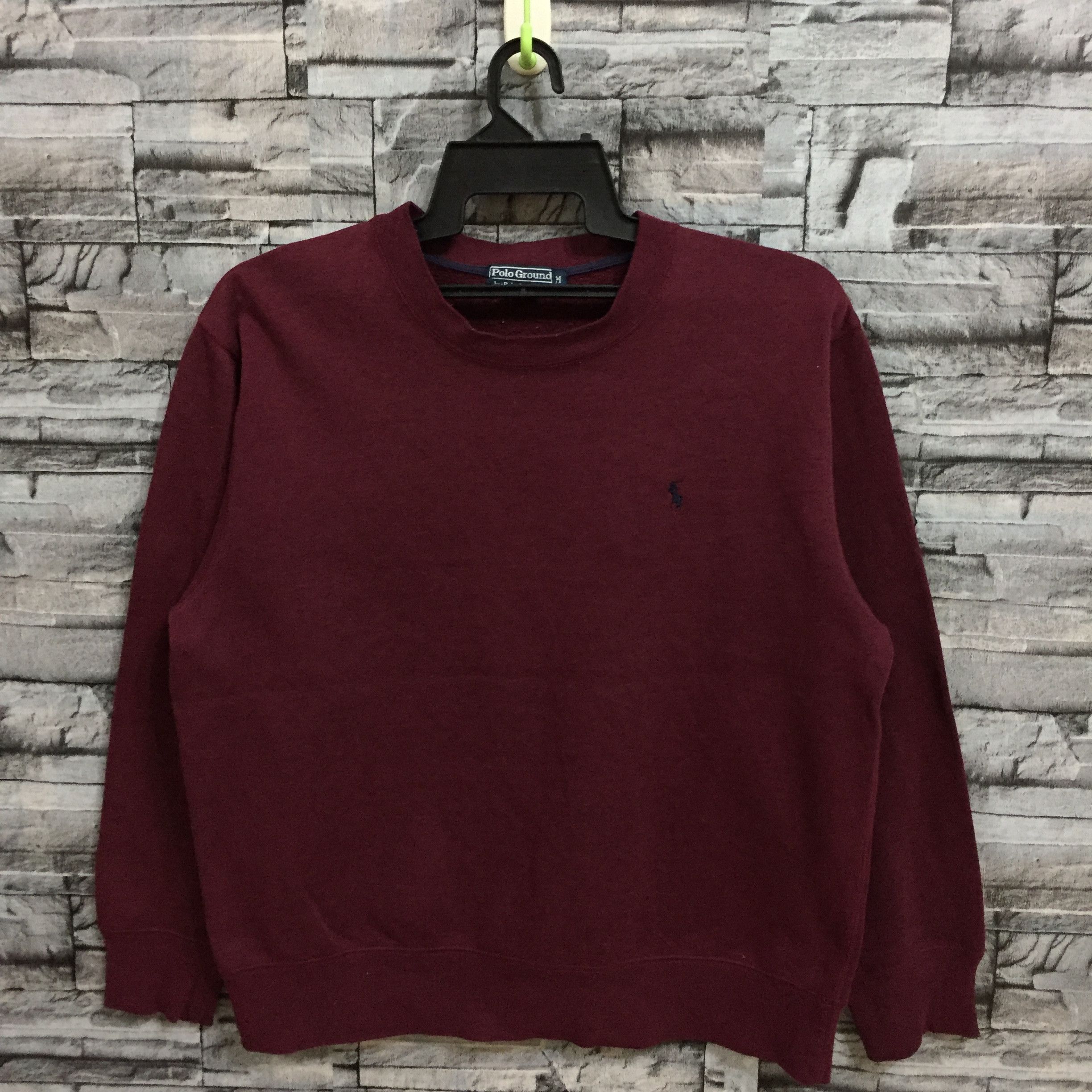 Japanese Brand Polo Ground sweatshirt small logo size M Size US M / EU 48-50 / 2 - 2 Thumbnail