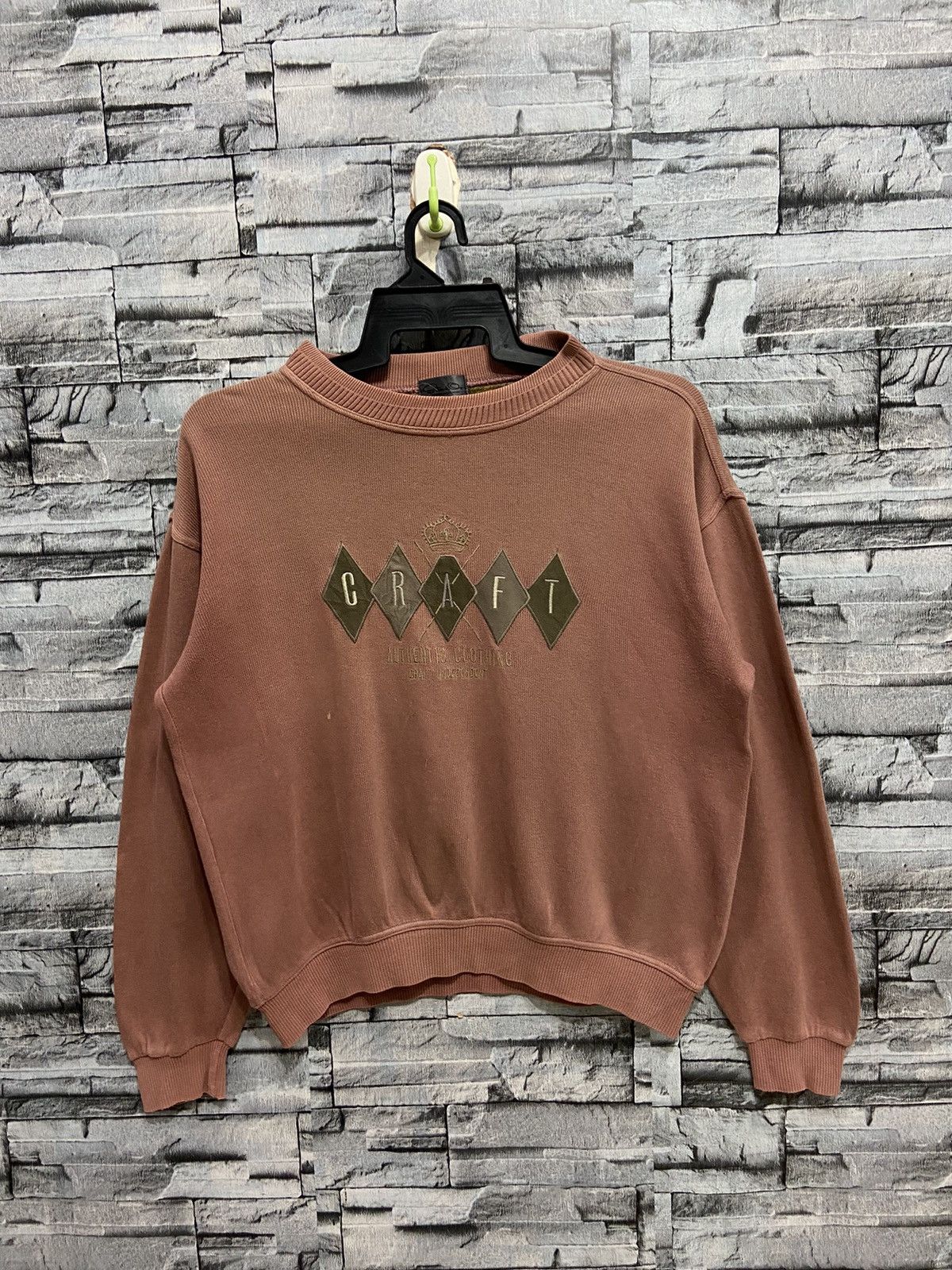 Vintage Vintage Milano sweatshirt spell out Craft embroidered Size US M / EU 48-50 / 2 - 2 Thumbnail
