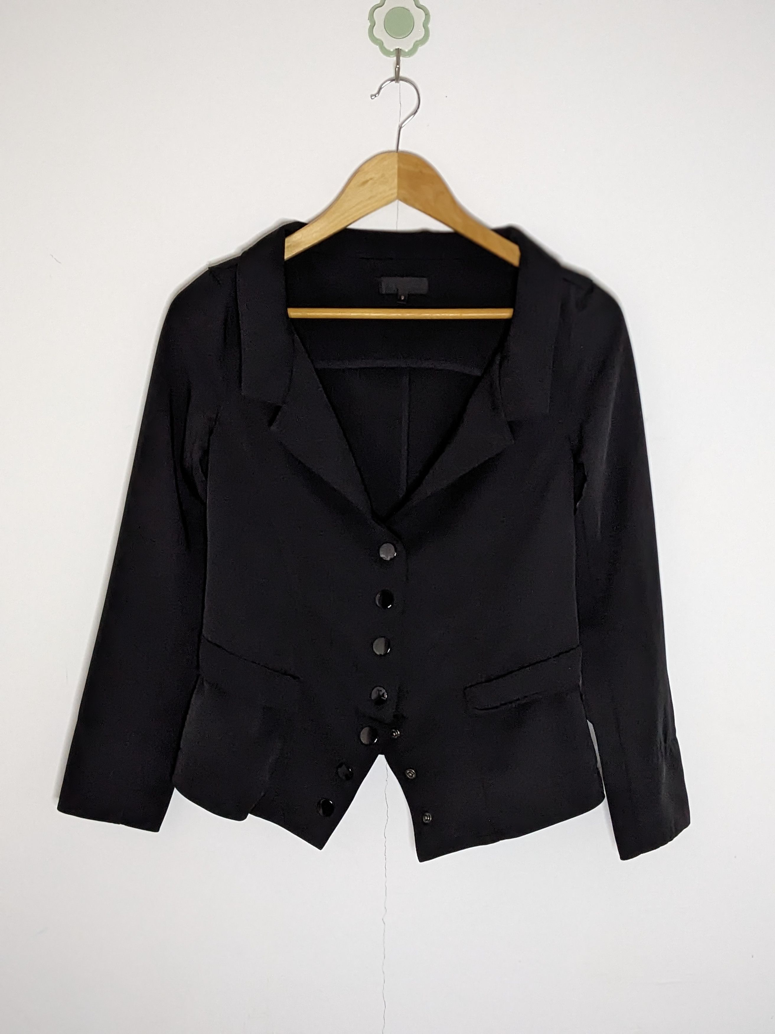 Japanese Brand Penny Felice Black Womens Multiple Buttons Jacket | Grailed