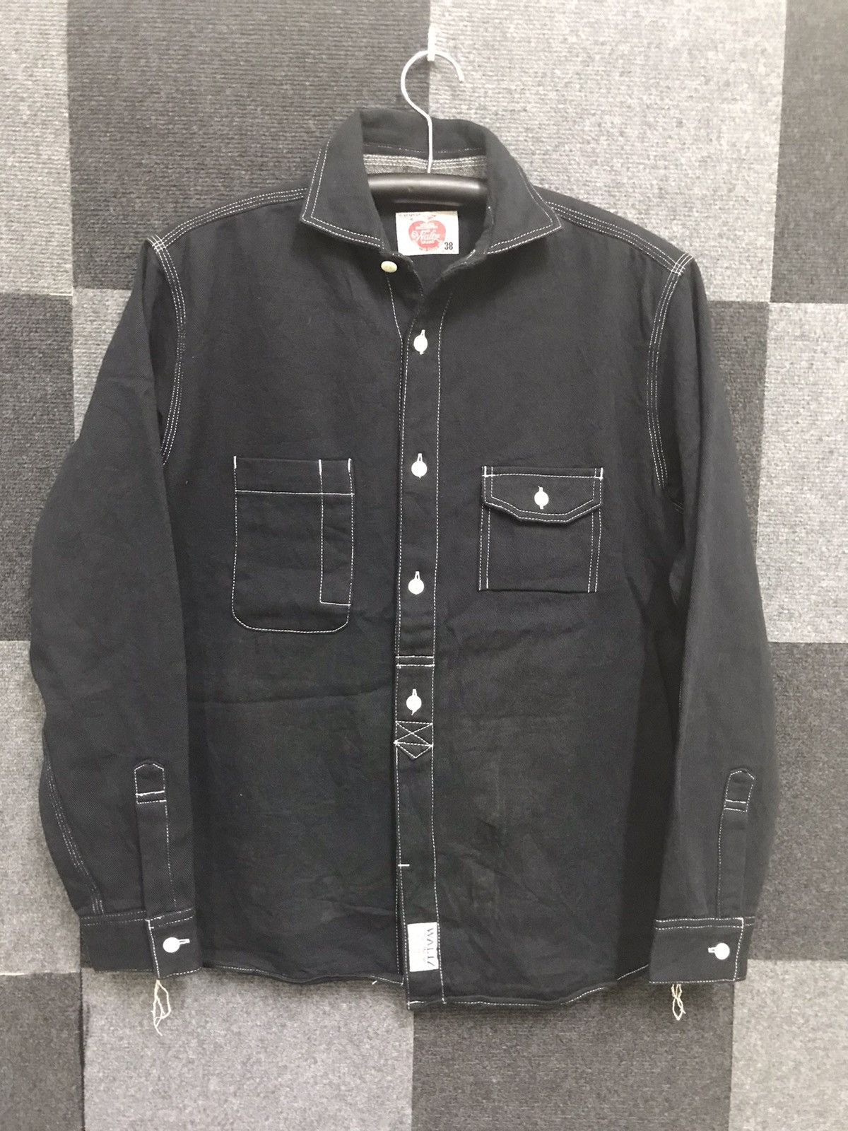 image of Designer Waltz Hedgehog Workwear Warming Shirt in Black, Men's (Size Medium)