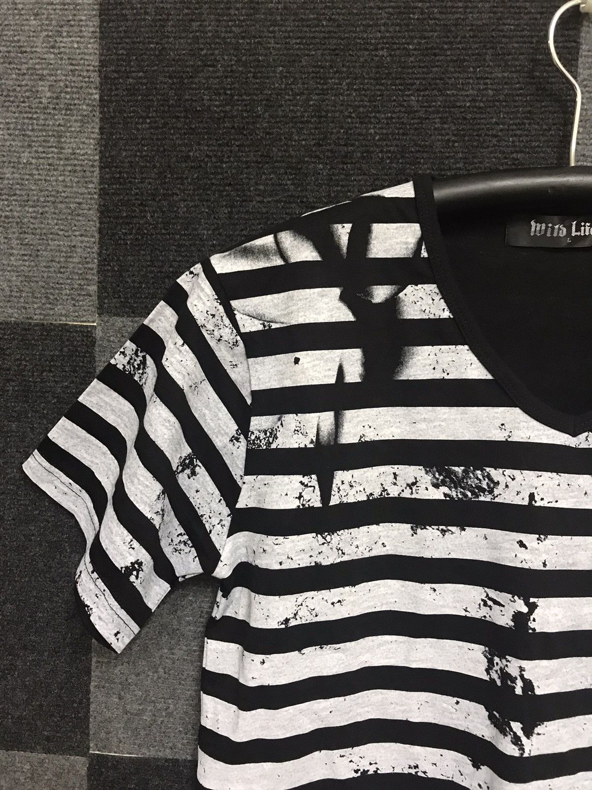 Japanese Brand × Seditionaries Wild Life Seditionaries Prisoner Stripe Pain Splash Short Size L / US 10 / IT 46 - 4 Thumbnail