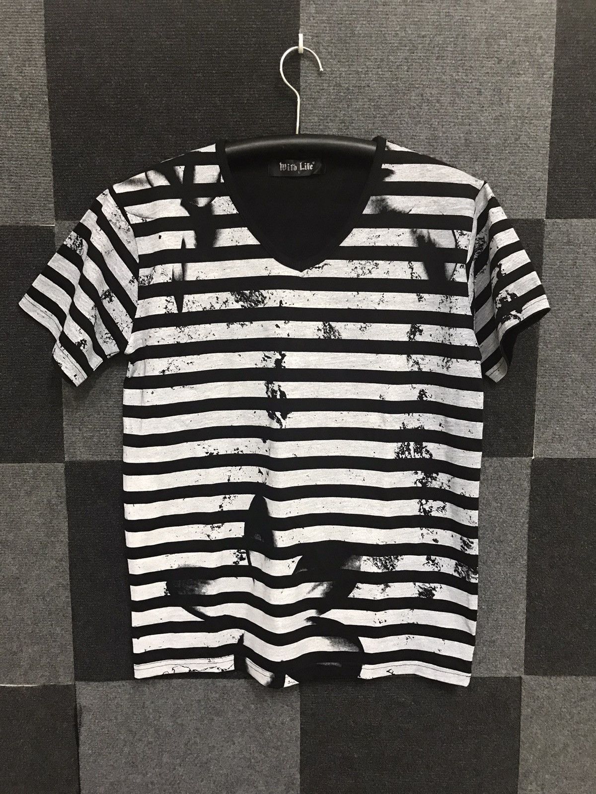 Japanese Brand × Seditionaries Wild Life Seditionaries Prisoner Stripe Pain Splash Short Size L / US 10 / IT 46 - 1 Thumbnail