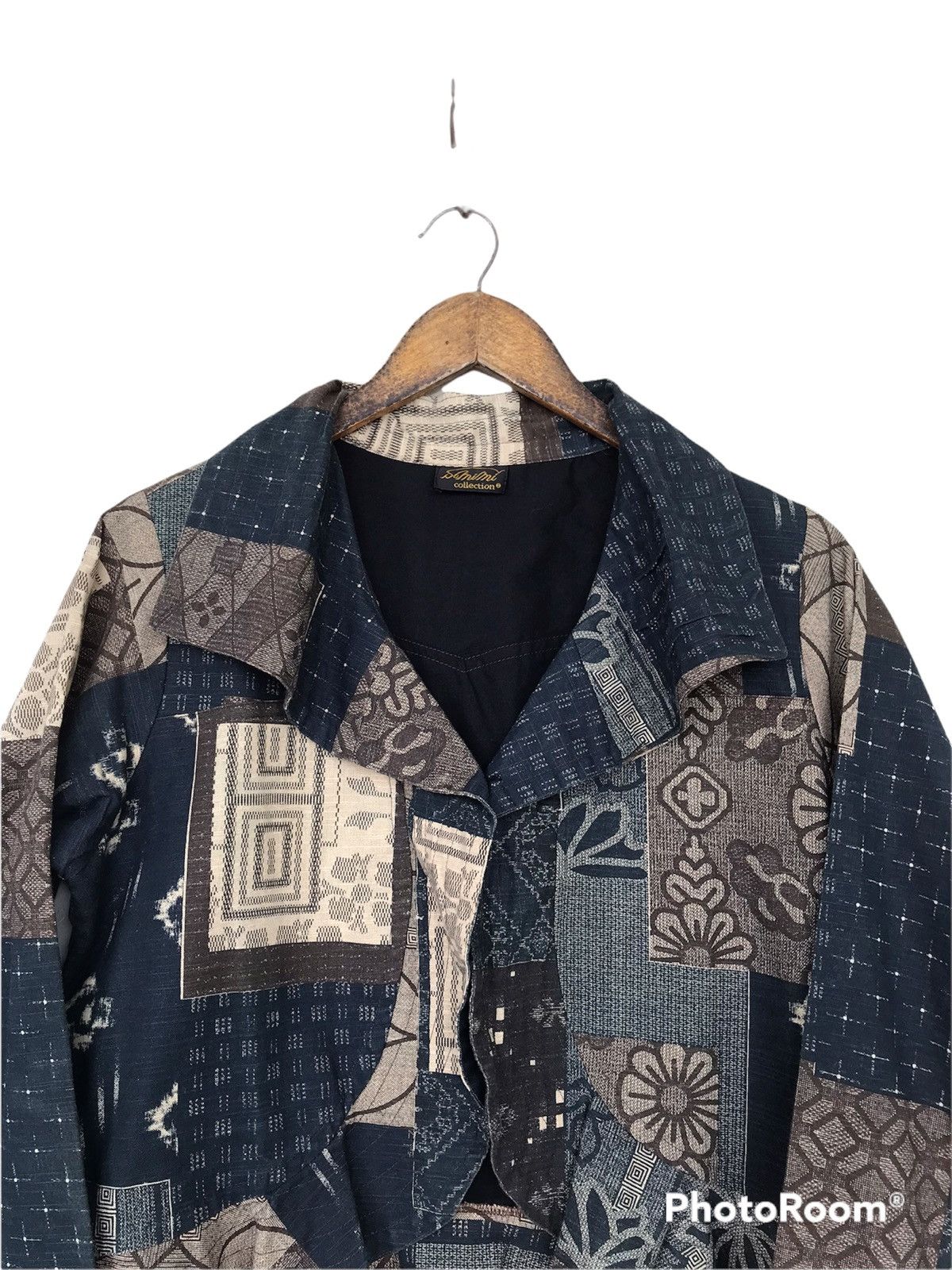Issey Miyake 💥Vintage Japanese Style Sashiko Patchwork Jacket Size M / US 6-8 / IT 42-44 - 2 Thumbnail