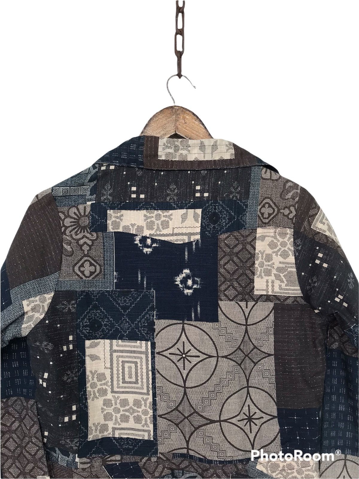 Issey Miyake 💥Vintage Japanese Style Sashiko Patchwork Jacket Size M / US 6-8 / IT 42-44 - 4 Thumbnail