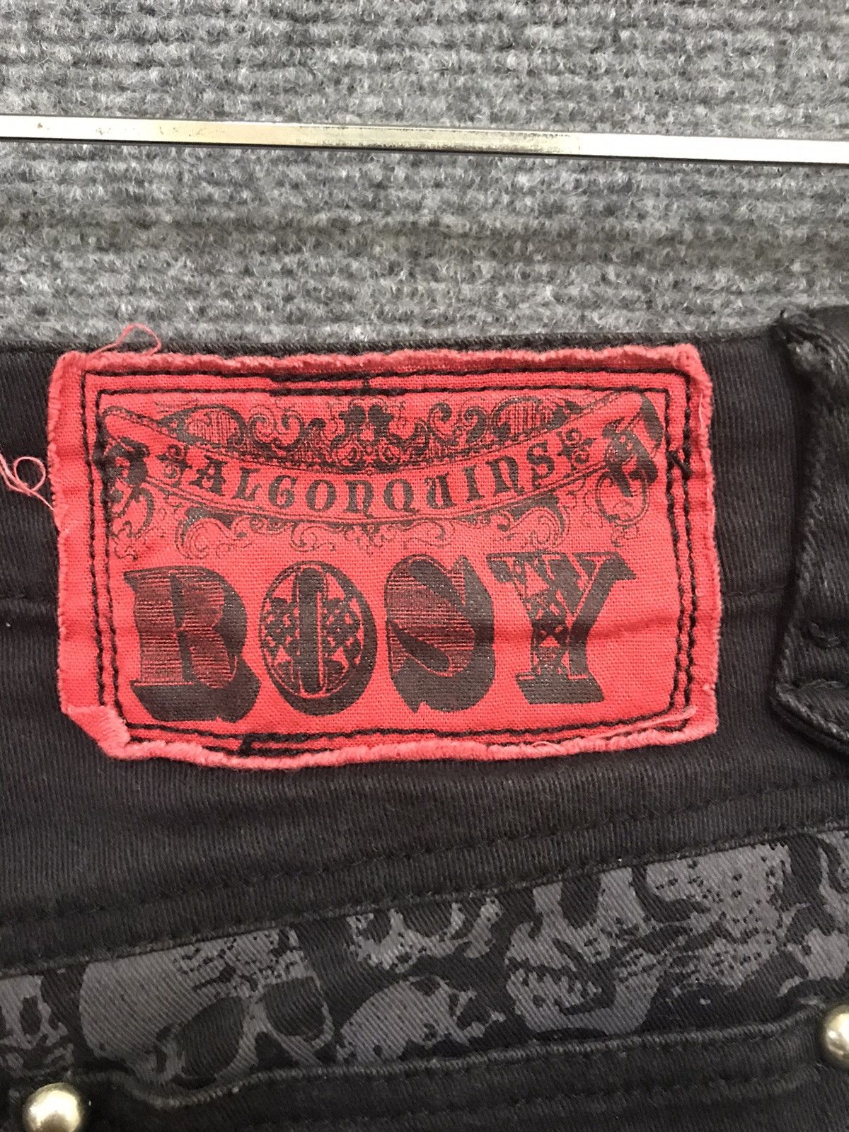 Japanese Brand × Seditionaries Punk ALGONQUINS Half Skull Full Print Skinny PANT Size 26" / US 2 / IT 38 - 10 Thumbnail