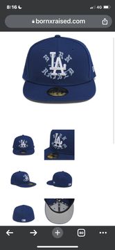 NEW ERA BORN X RAISED + DODGERS ROCKER HAT: TEAL