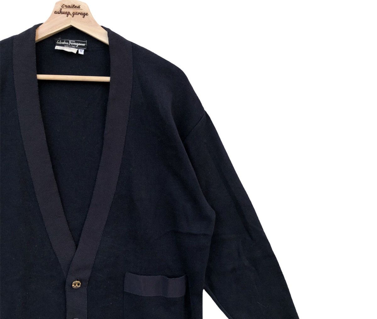 Salvatore Ferragamo Italian Designer Salvatore Ferragamo Oversized Cardigan Size US L / EU 52-54 / 3 - 4 Thumbnail