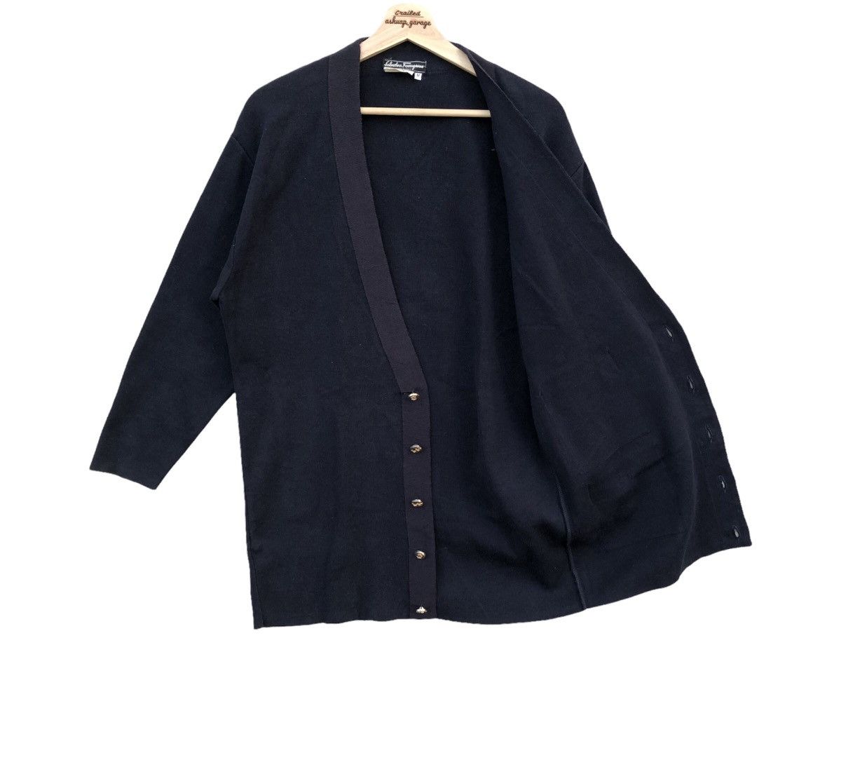 Salvatore Ferragamo Italian Designer Salvatore Ferragamo Oversized Cardigan Size US L / EU 52-54 / 3 - 8 Thumbnail