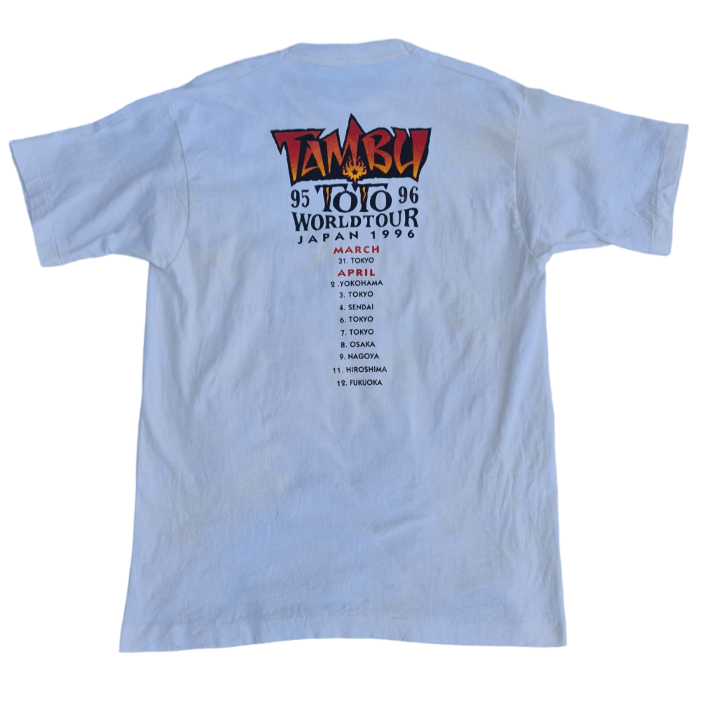 Band Tees × Vintage Vintage Tour Tee Rock Band Tambu By Toto