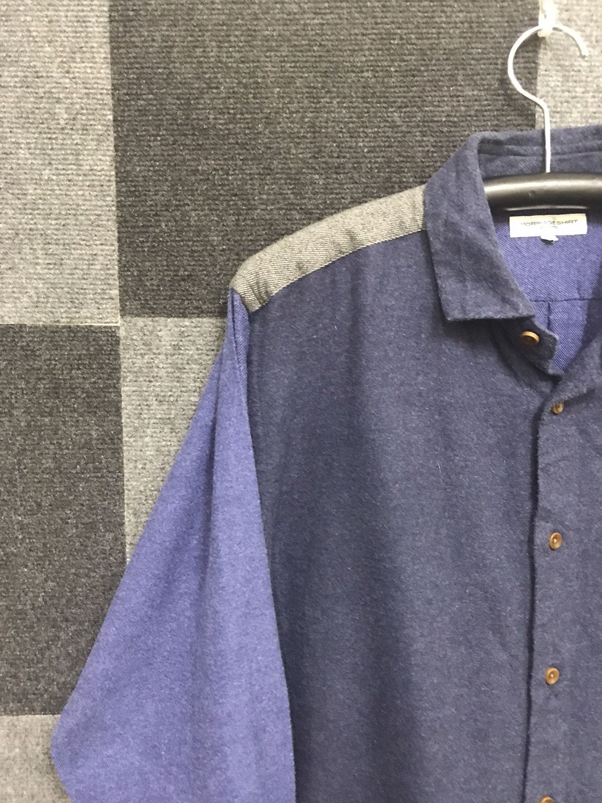Japanese Brand MORIKAGE KYOTO Very Rare 3 Colour Oversize Shirt Size US L / EU 52-54 / 3 - 5 Thumbnail
