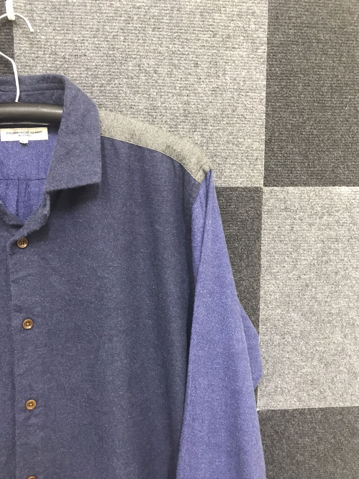 Japanese Brand MORIKAGE KYOTO Very Rare 3 Colour Oversize Shirt Size US L / EU 52-54 / 3 - 4 Thumbnail