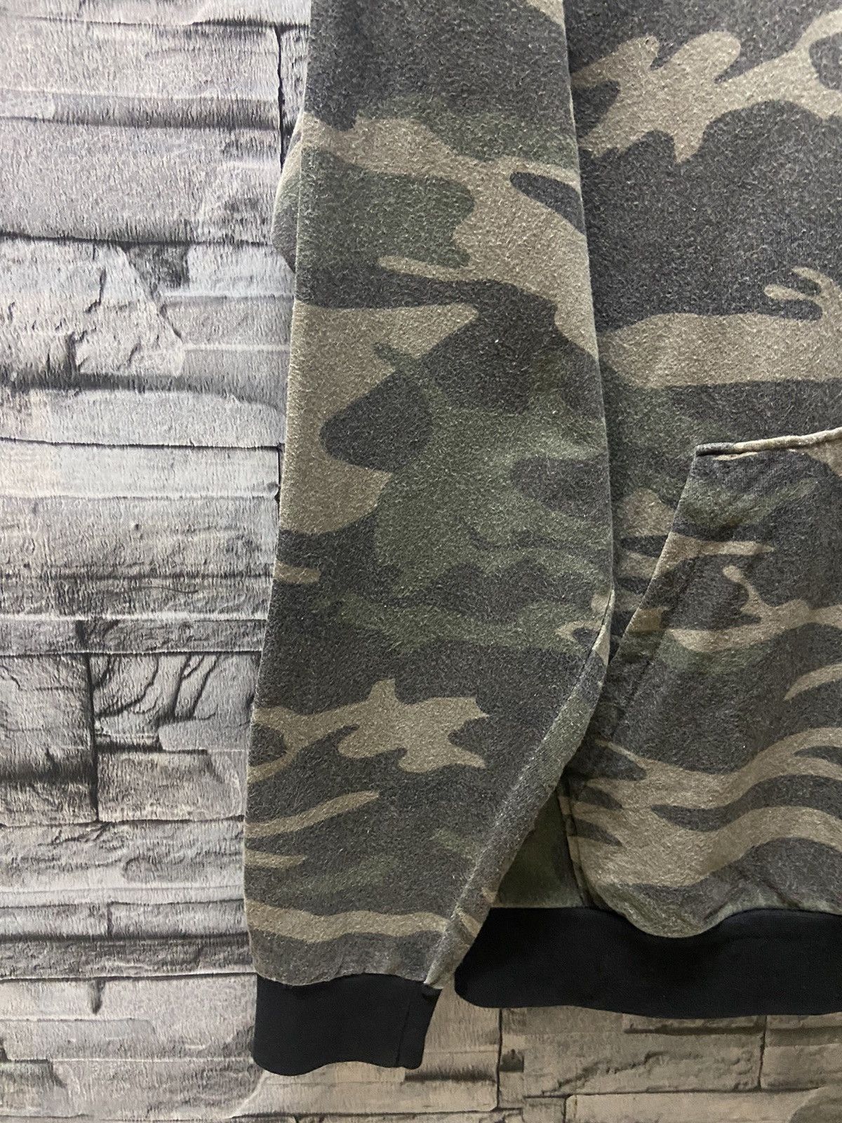 Vintage Vintage asos Hoodie army green xs fit XL Size US XL / EU 56 / 4 - 4 Thumbnail