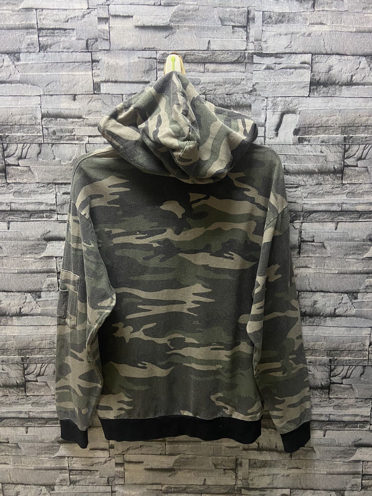 Vintage Vintage asos Hoodie army green xs fit XL Size US XL / EU 56 / 4 - 7 Thumbnail