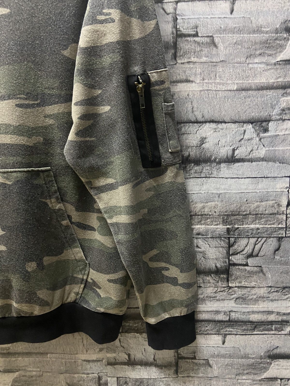 Vintage Vintage asos Hoodie army green xs fit XL Size US XL / EU 56 / 4 - 5 Thumbnail