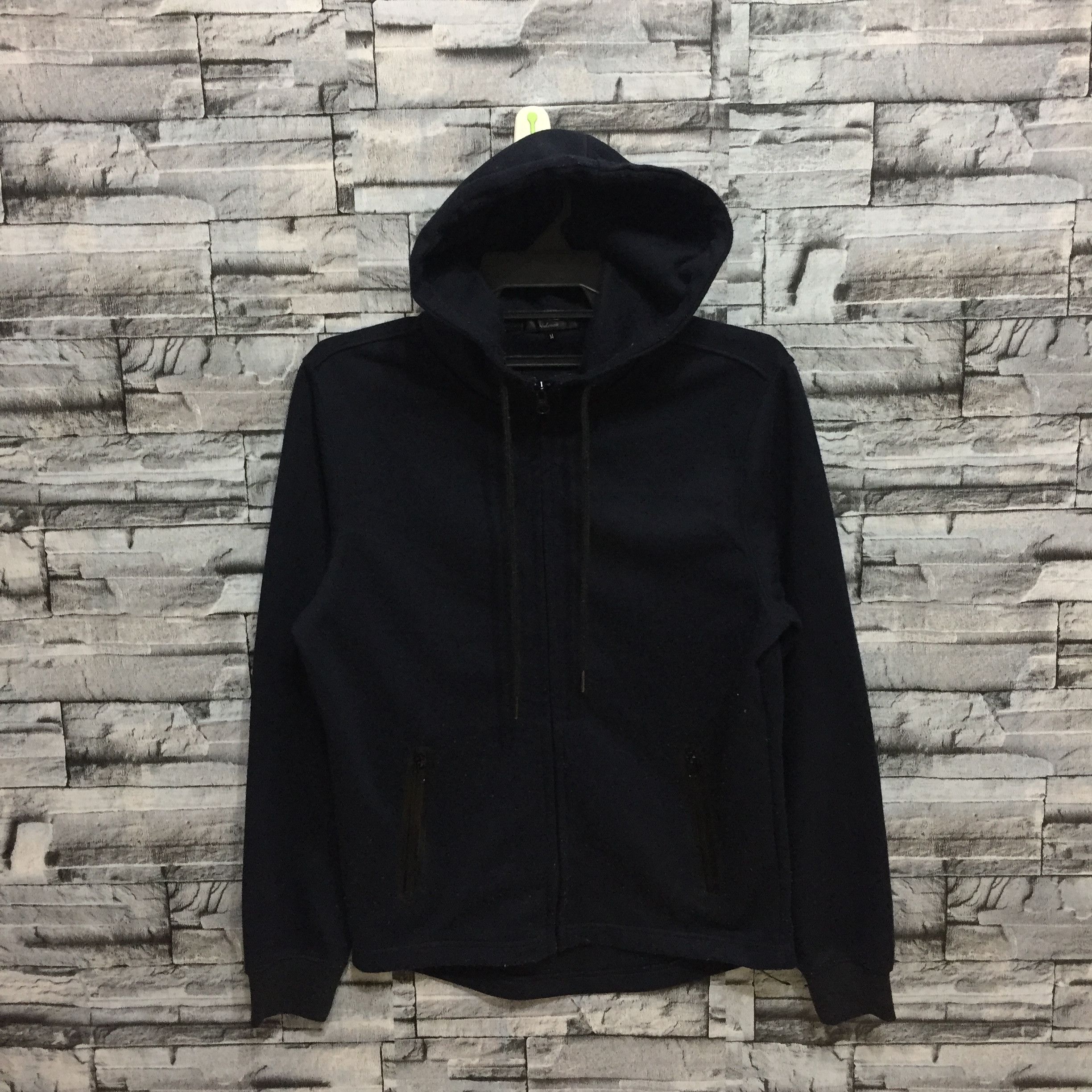 Japanese Brand Valman hoodie plain size M dark blue Size US M / EU 48-50 / 2 - 1 Thumbnail