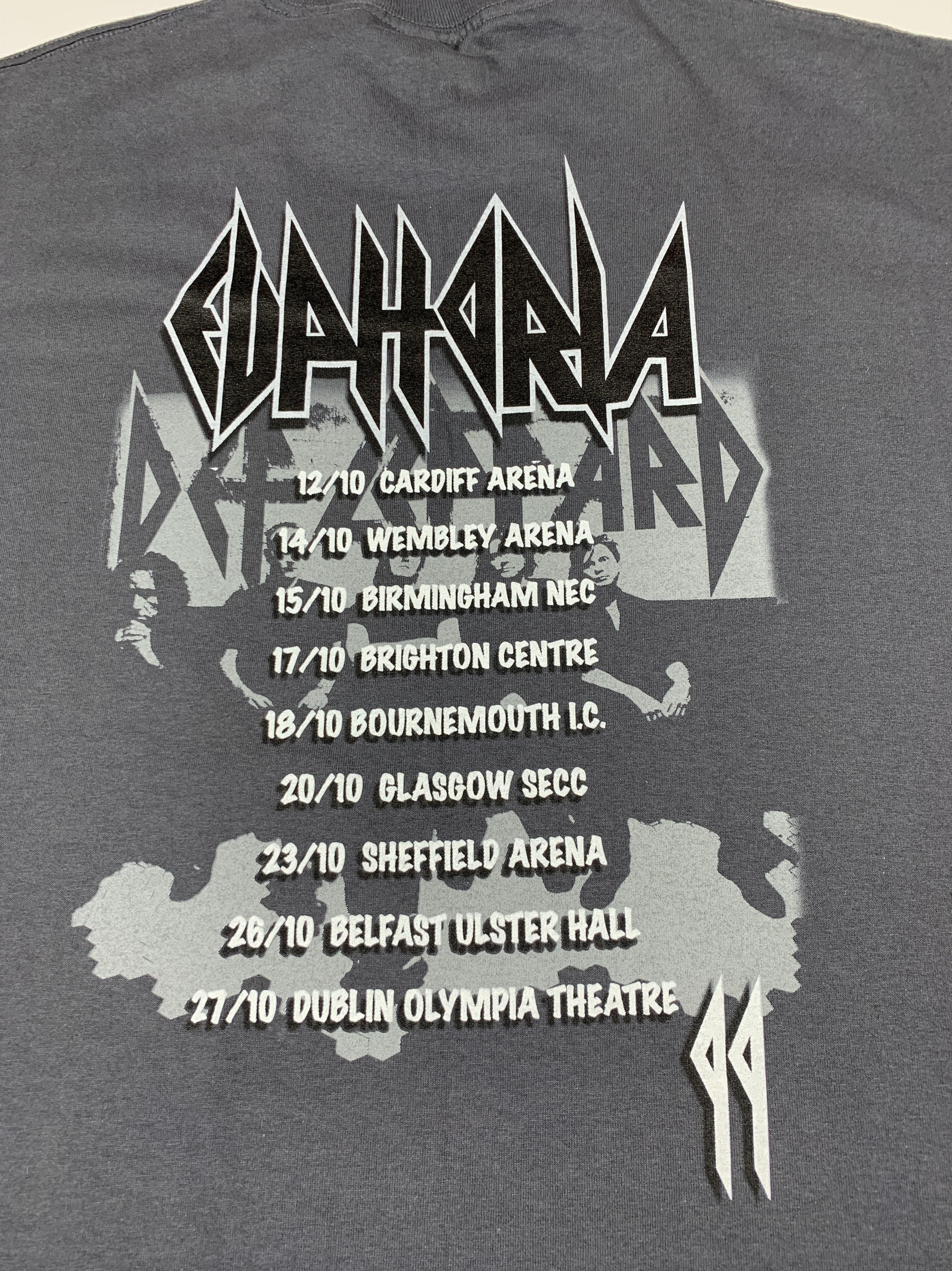 Alstyle 90's Def Leppard Euphoria 1999 Vintage Men's T-shirt Size US XL / EU 56 / 4 - 8 Thumbnail