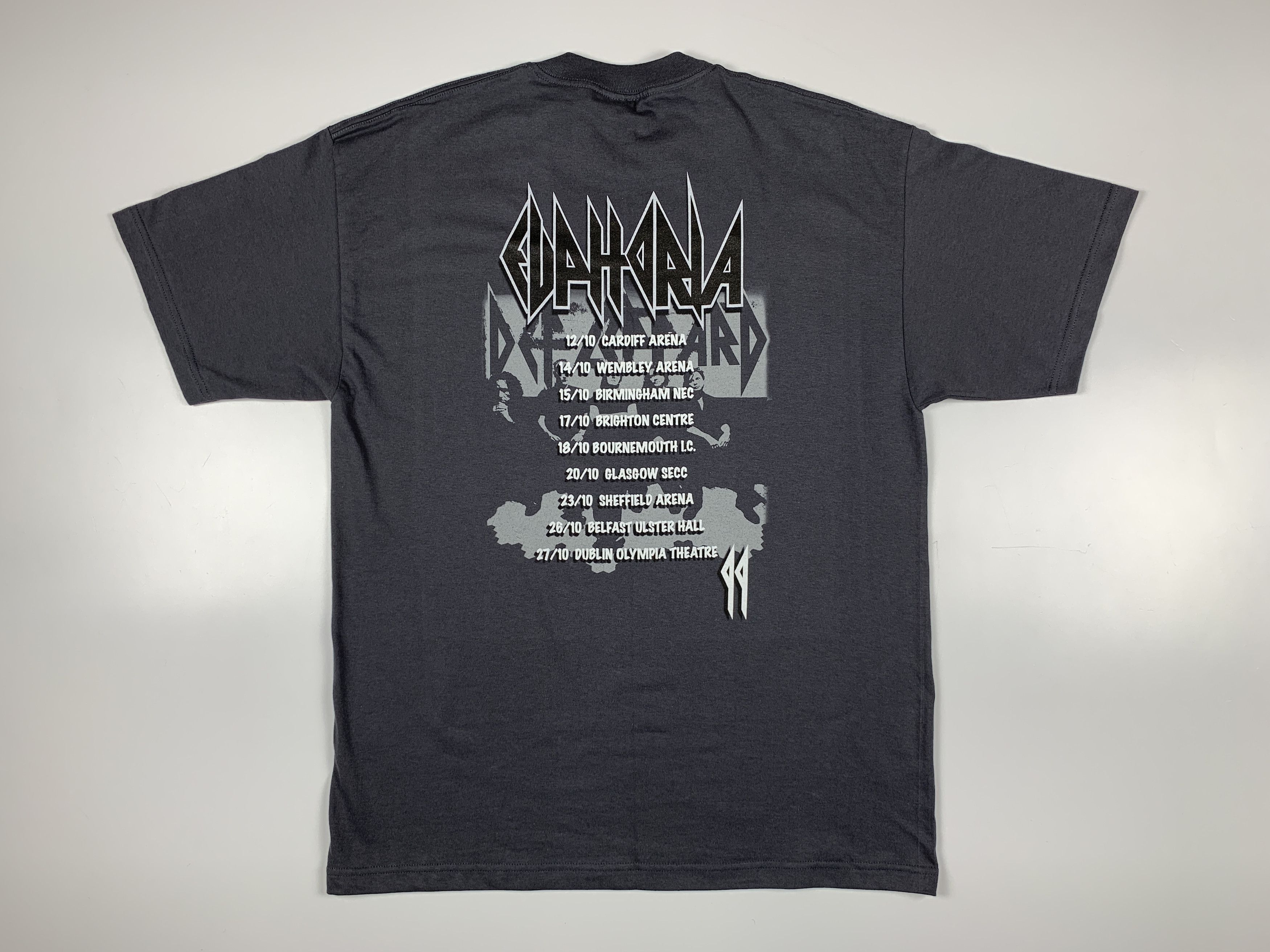 Alstyle 90's Def Leppard Euphoria 1999 Vintage Men's T-shirt Size US XL / EU 56 / 4 - 6 Thumbnail