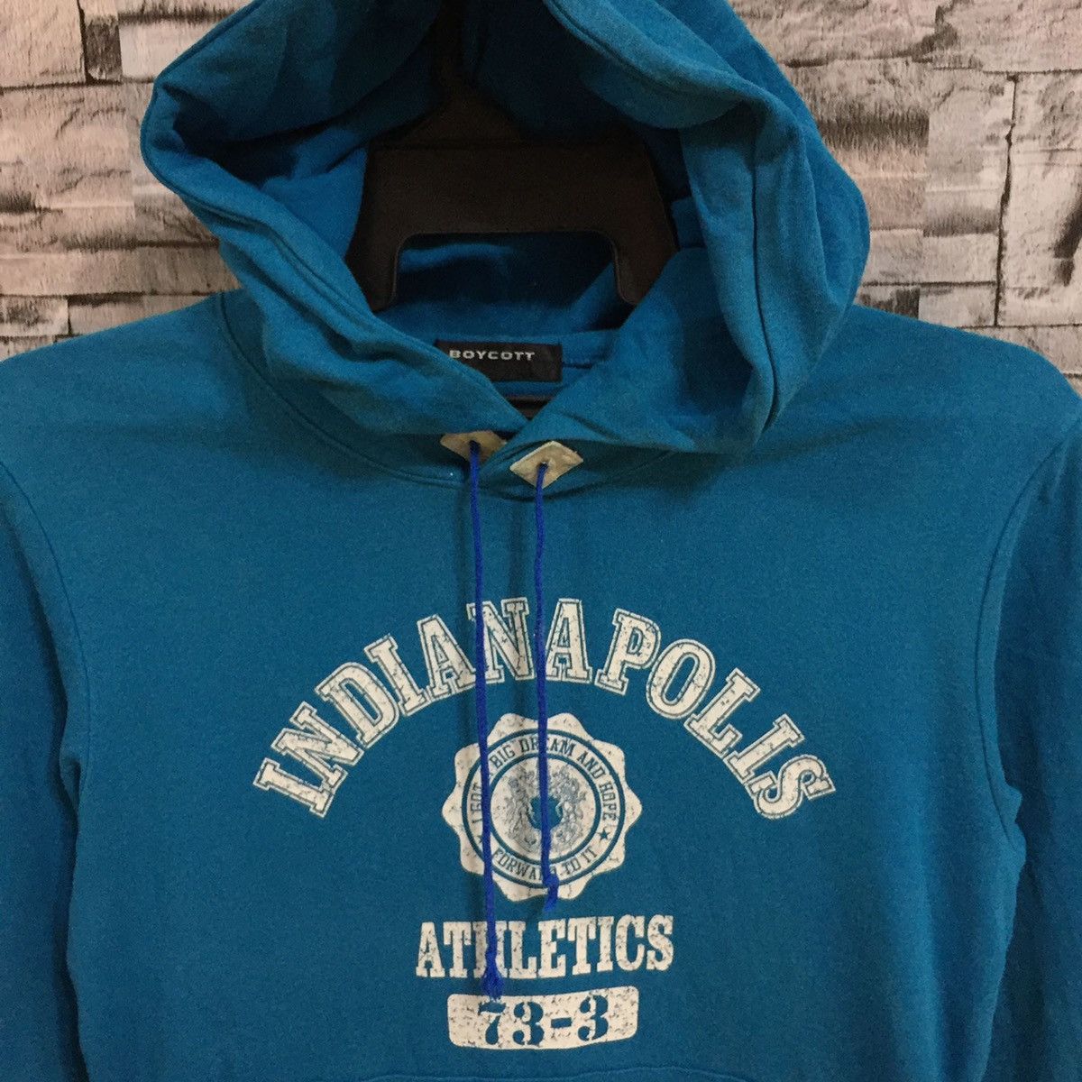 Boycott BOYCOTT hoodie spellout Indiana Polis size 3 fit M Size US M / EU 48-50 / 2 - 3 Thumbnail