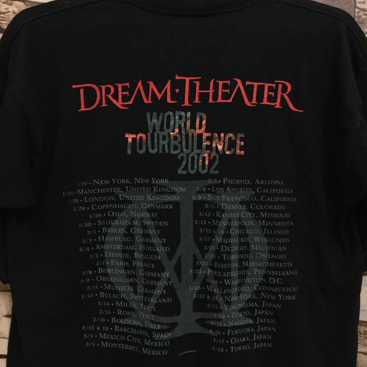 Band Tees Vintage Dream Theater Band t shirt word tour L fit M Size US M / EU 48-50 / 2 - 5 Thumbnail