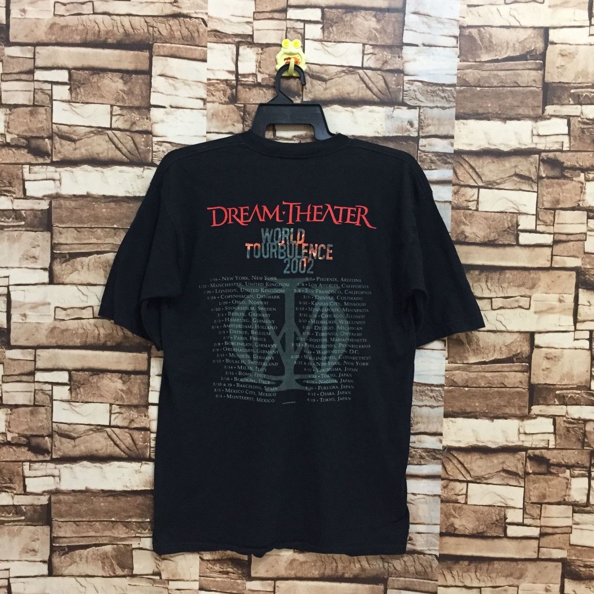 Band Tees Vintage Dream Theater Band t shirt word tour L fit M Size US M / EU 48-50 / 2 - 4 Thumbnail