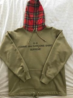 Supreme Comme des Garcons Box Logo Hooded Sweatshirt