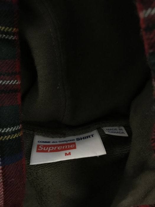 Supreme comme des sales garcons hoodie legit check