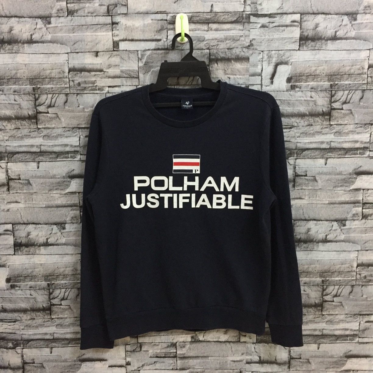 Vintage Vintage Polham sweatshirt spell out fit M Size US M / EU 48-50 / 2 - 1 Thumbnail