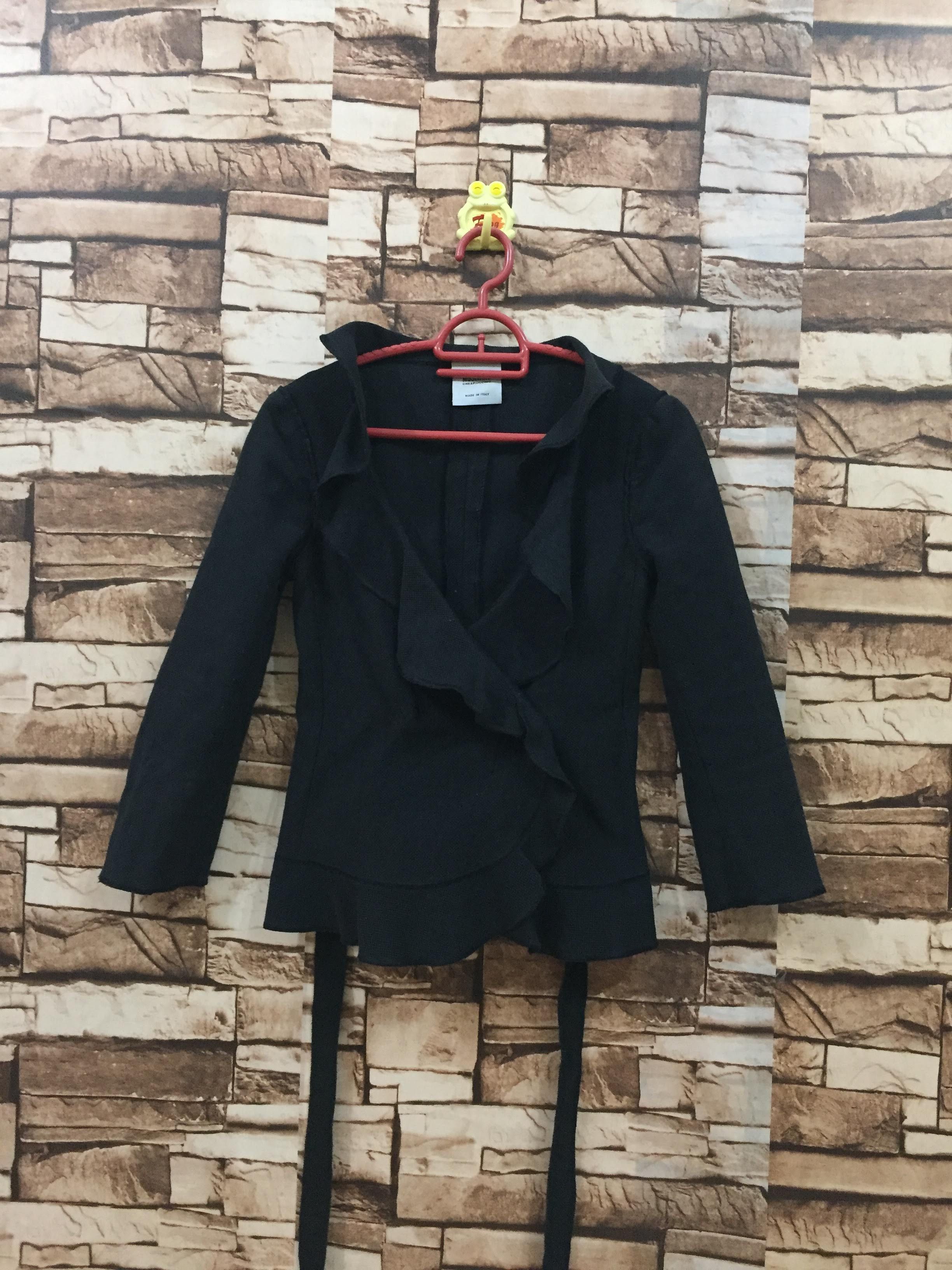 image of Moschino Coat Blazer Jacket Fits S Girl in Black, Women's (Size Small)