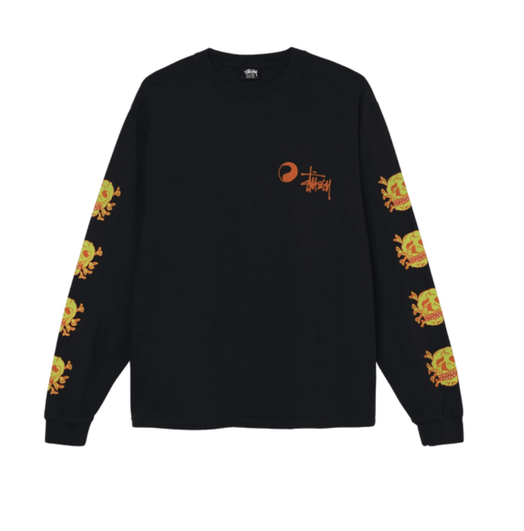 Our Legacy Stüssy x Our Legacy Skull L/S Tee Black • M Size US M / EU 48-50 / 2 - 1 Thumbnail