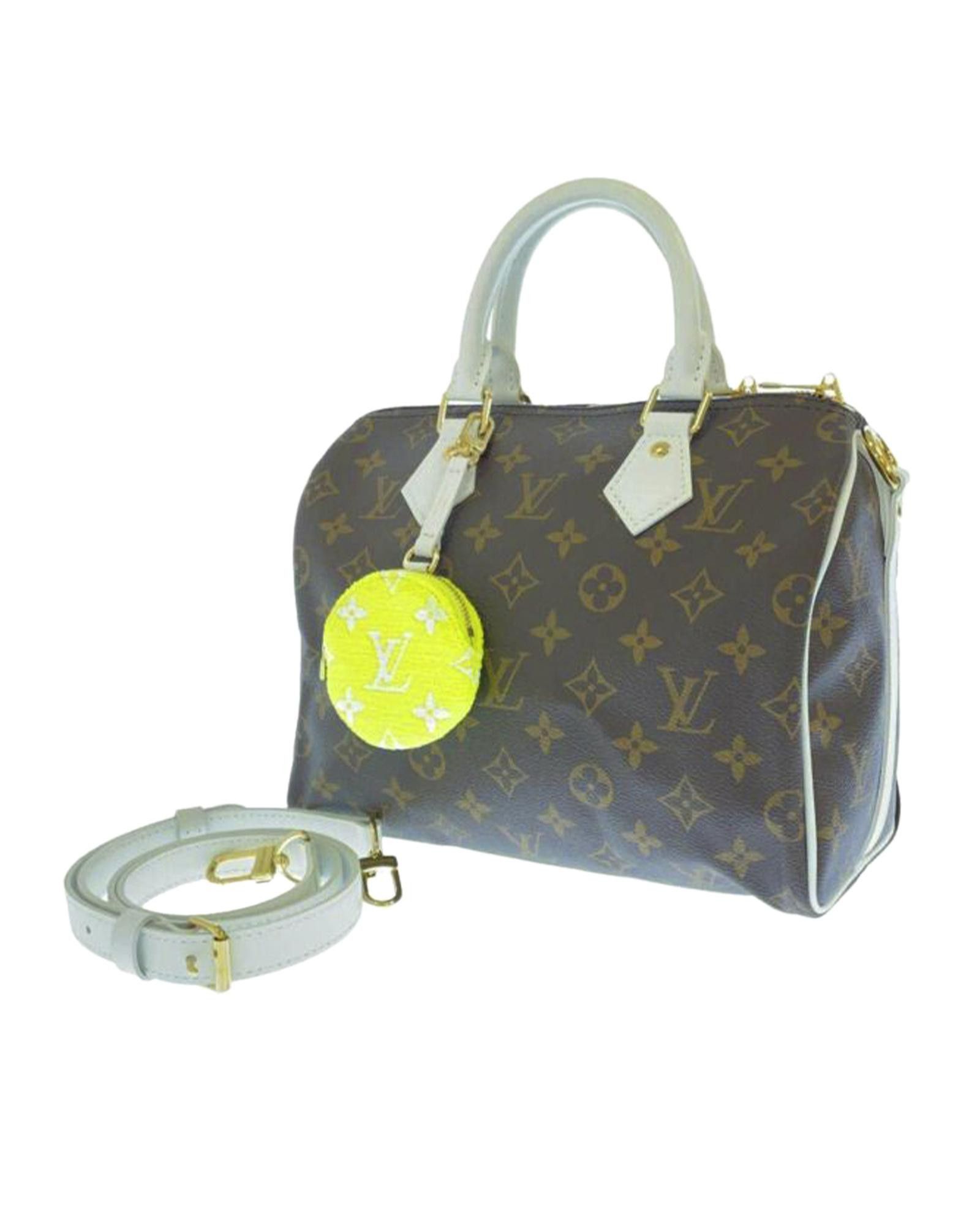 Louis Vuitton Speedy Bandouliere Bag Match Monogram Canvas 25 - ShopStyle