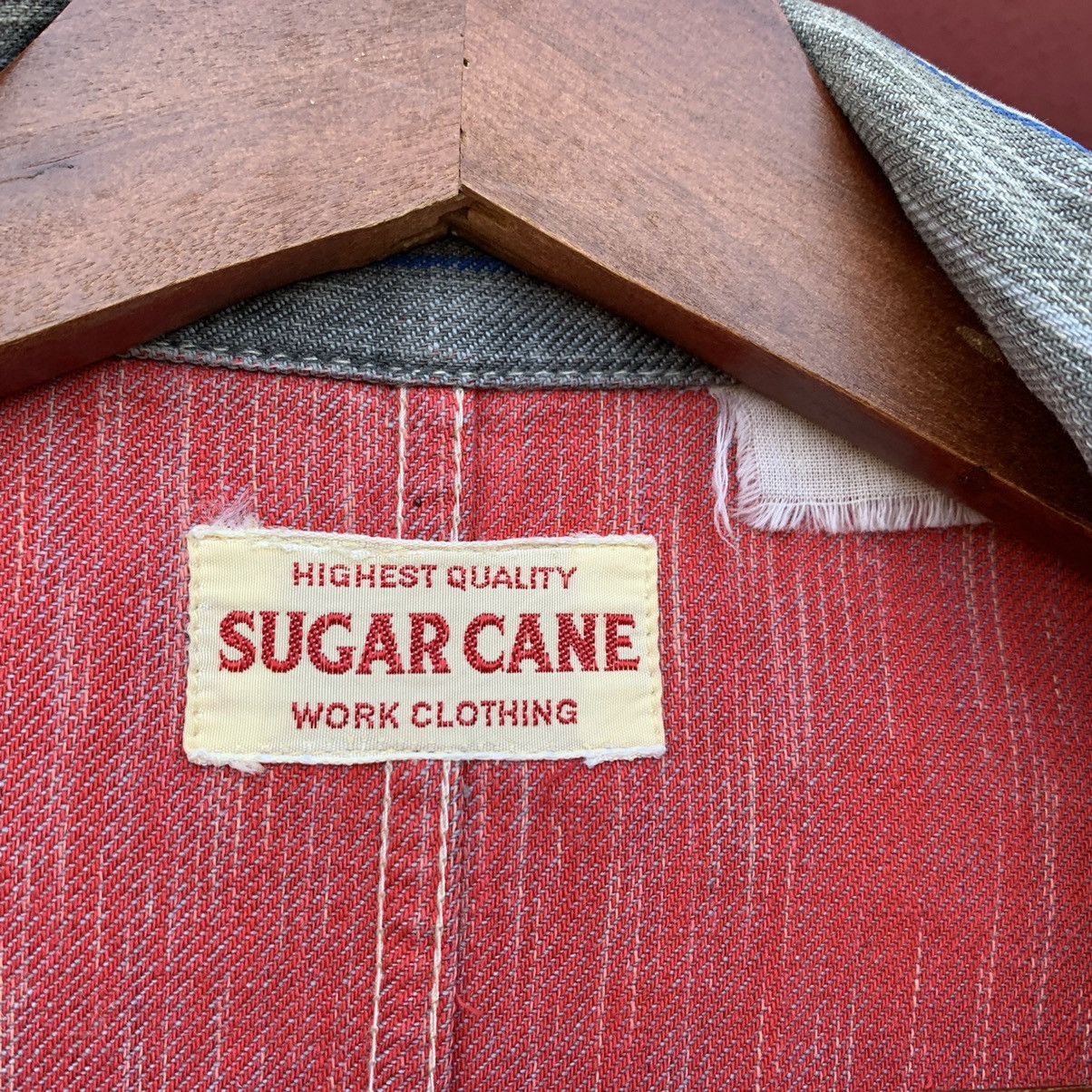 Toyo Enterprises VINTAGE SUGAR CANE DENIM STRIPE CHORE JACKET Size US M / EU 48-50 / 2 - 9 Thumbnail