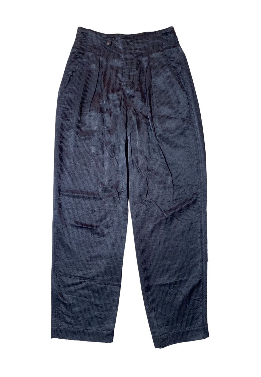 image of Avant Garde x Issey Miyake Vintage Issey Miyake Stripe Pant in Navy, Women's (Size 26)