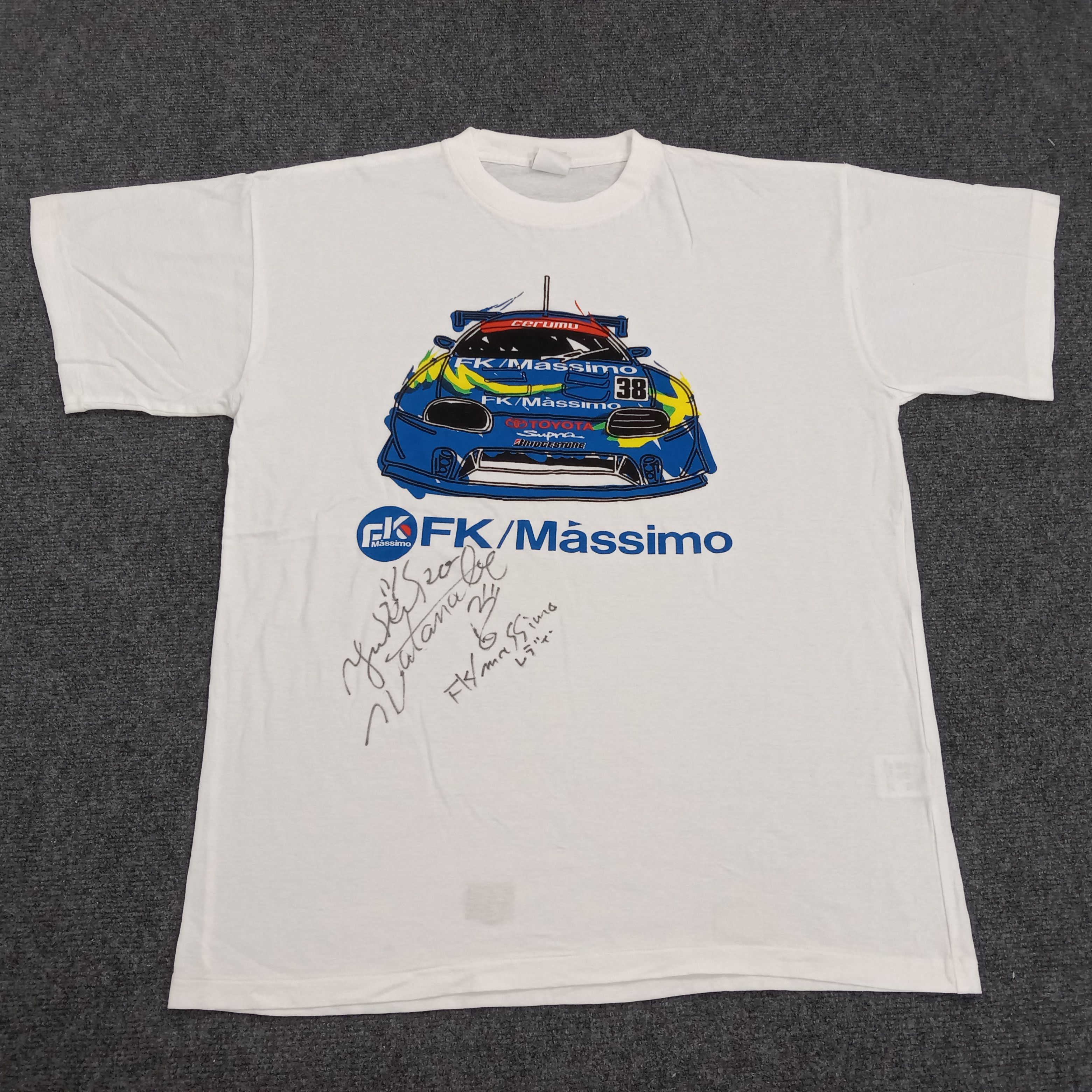 Japanese Brand FK MASSIMO Toyota Supra Racing Team Tshirt Size US L / EU 52-54 / 3 - 1 Thumbnail