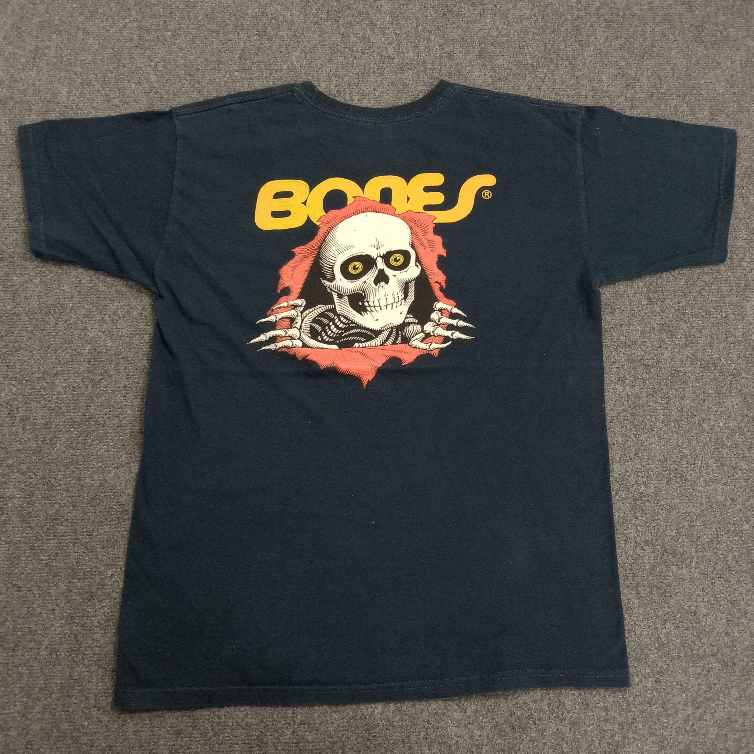 Bones × Powell Peralta × Vintage BONES Powell Peralta Skateboard Style Tshirt Size US M / EU 48-50 / 2 - 1 Thumbnail