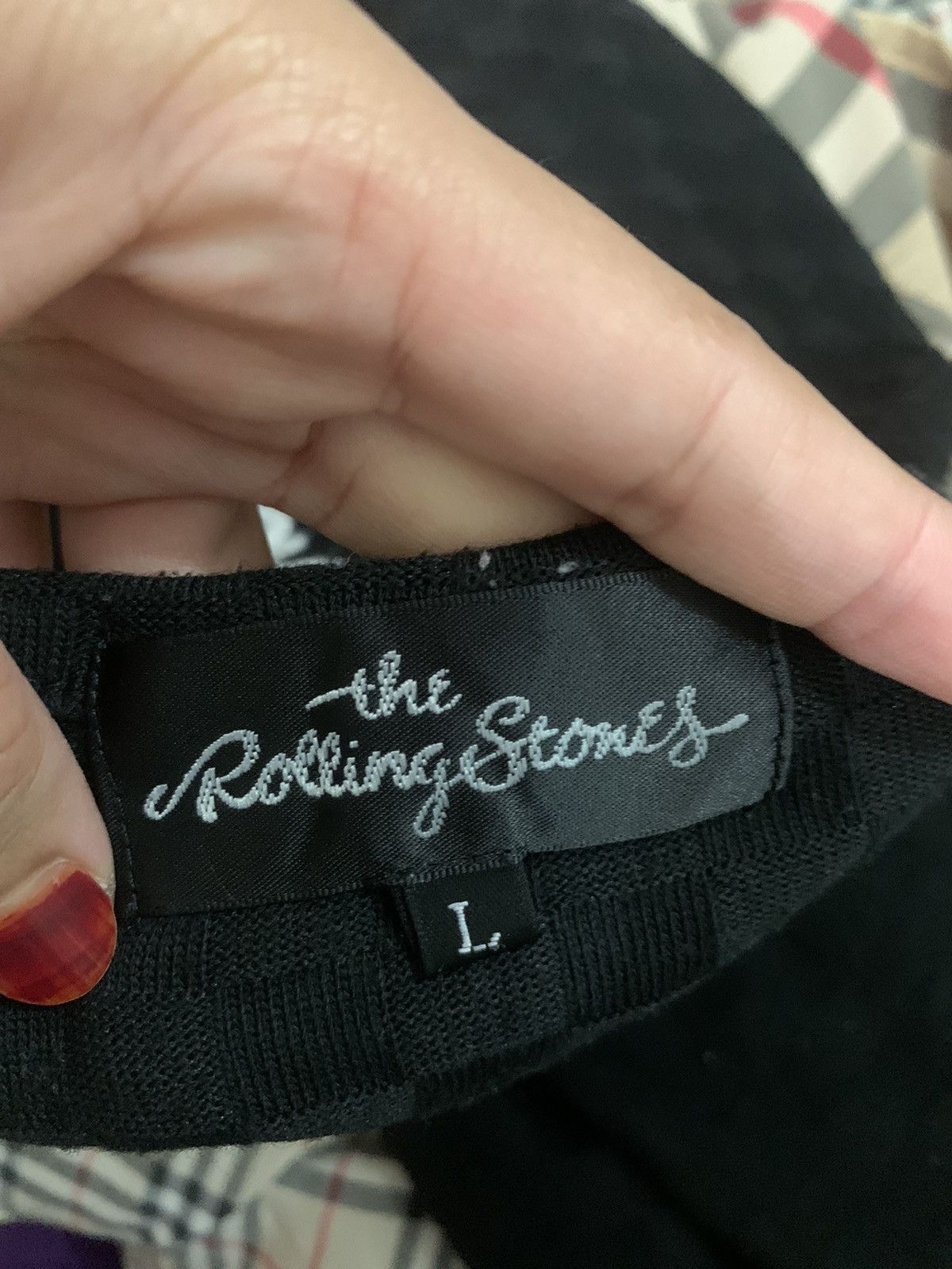 The Rolling Stones The Rolling Stones black tee Size US L / EU 52-54 / 3 - 9 Thumbnail