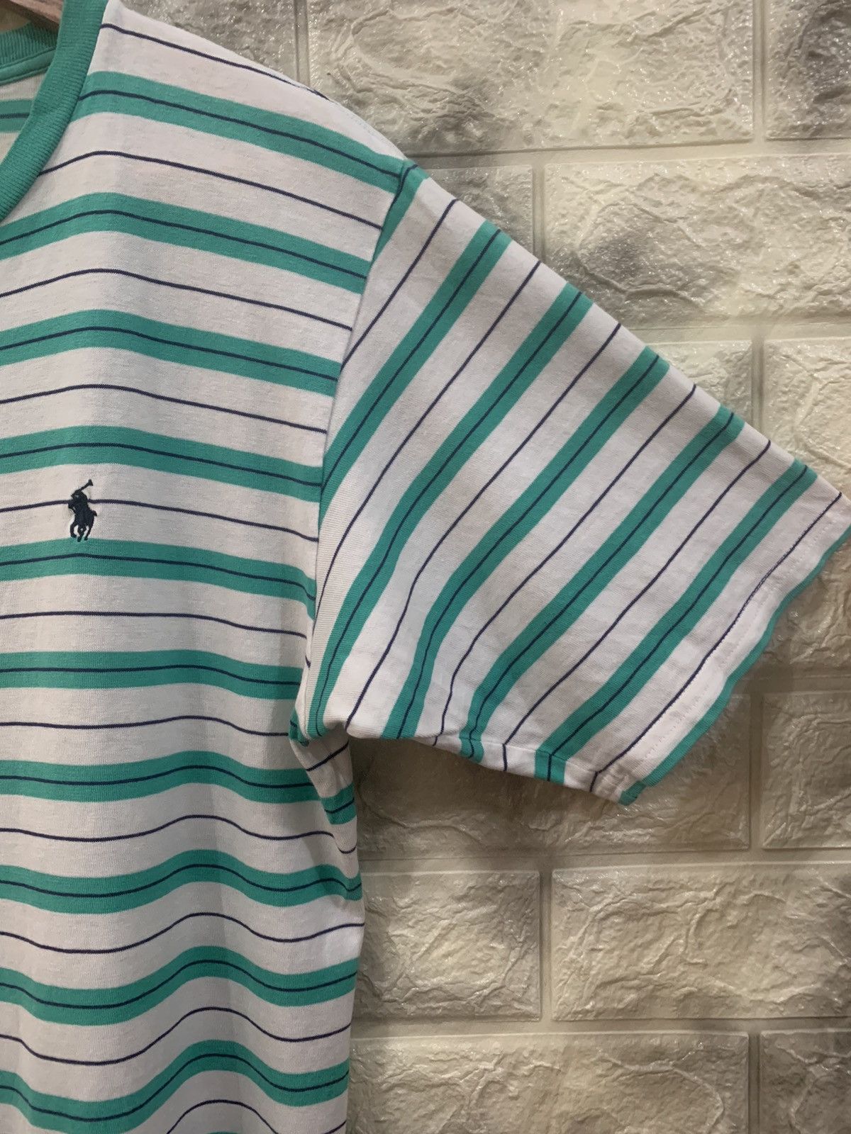 Polo Ralph Lauren × Vintage Vintage Polo Ralph Lauren Stripe tee Size US L / EU 52-54 / 3 - 6 Thumbnail