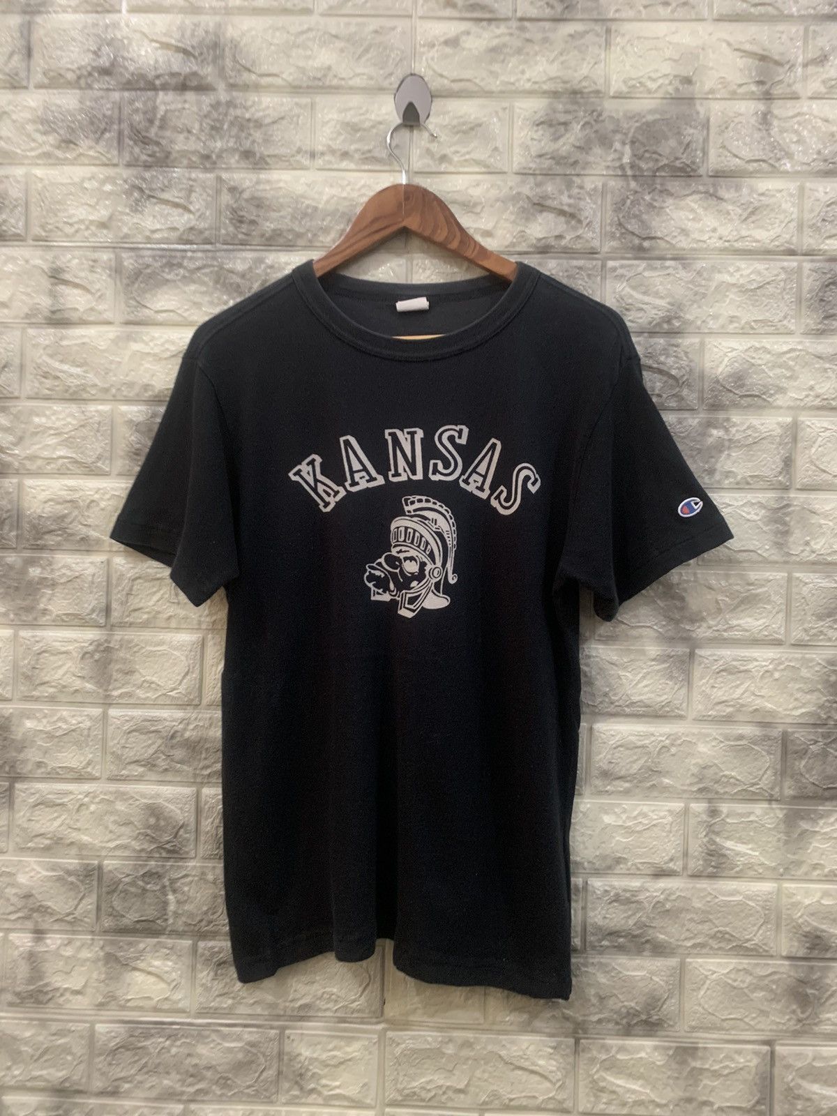 Champion × Vintage Vintage Kansas x Champion t-shirt Size US M / EU 48-50 / 2 - 2 Thumbnail