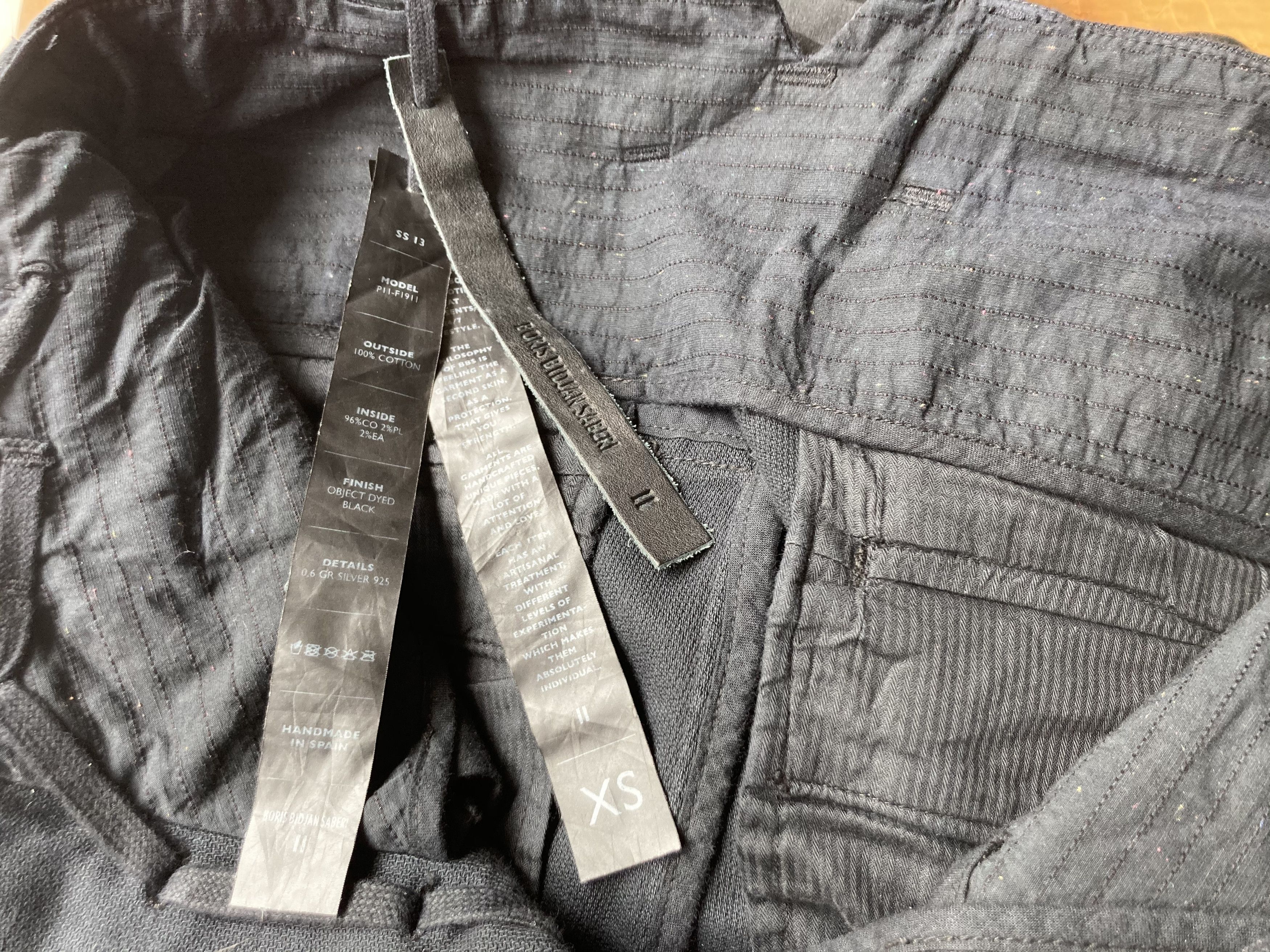 Boris Bidjan Saberi P11 high waist pants Size US 27 - 8 Thumbnail